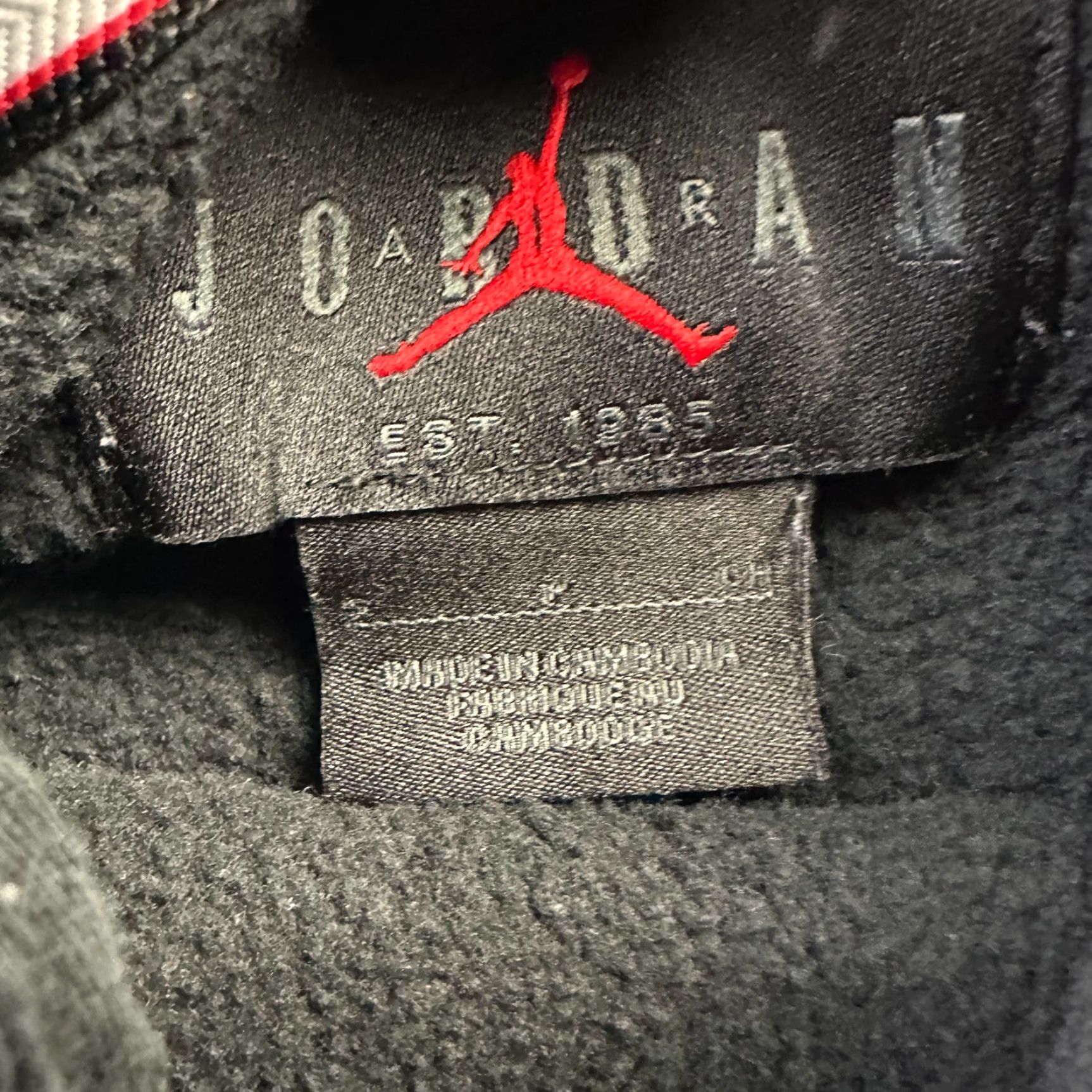 Jordan Brand Jordan Hoodie Mens Small Black Fleece Jumpman Logo Hoodie Size US S / EU 44-46 / 1 - 6 Thumbnail