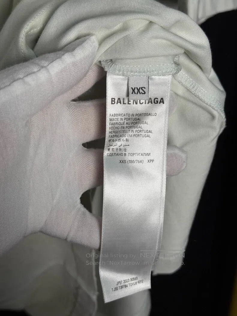 Balenciaga Balenciaga Bitcoin Distressed Short Sleeve T-Shirt Size US XXS / EU 40 - 4 Thumbnail