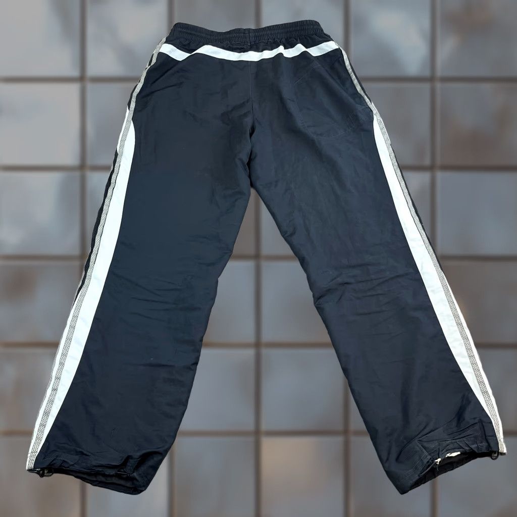 Adidas Adidas Mens Track Pants Sweat Joggers Large L Blue Baggy Relaxed Vintage 00s Size US 33 - 1 Thumbnail
