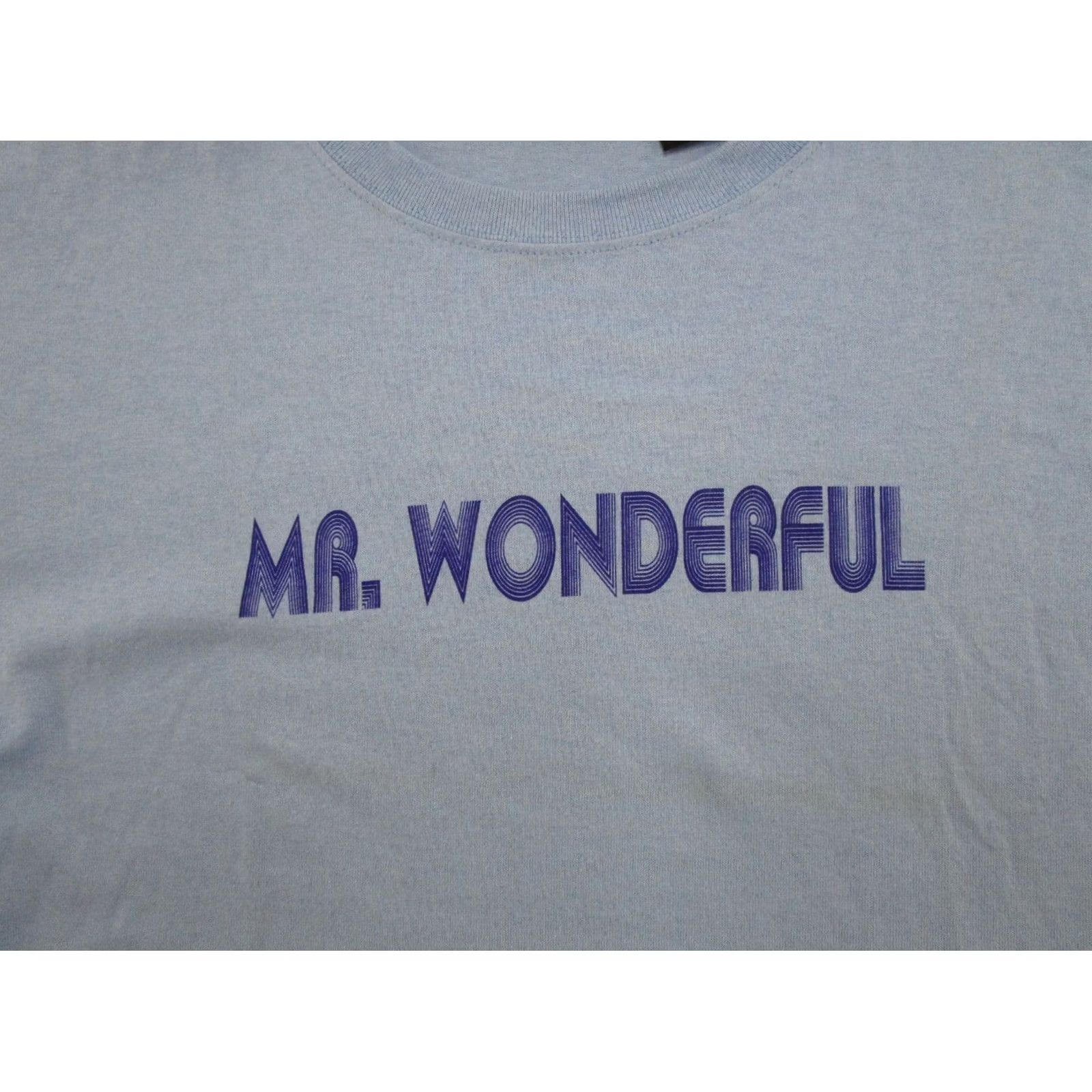 Vintage Vintage No Boundaries Y2K Mr. Wonderful Graphic Tee Size M Streetwear Blue Cotton Short Sleeve Crew Neck Mens T-Shirt 2000s Size US M / EU 48-50 / 2 - 2 Thumbnail