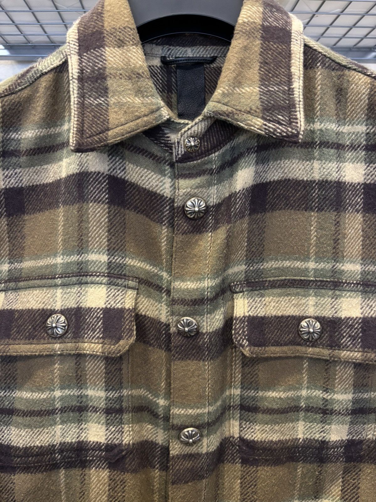 Chrome Hearts Chrome Hearts Work Dog flannel button ups jacket Size US S / EU 44-46 / 1 - 3 Thumbnail
