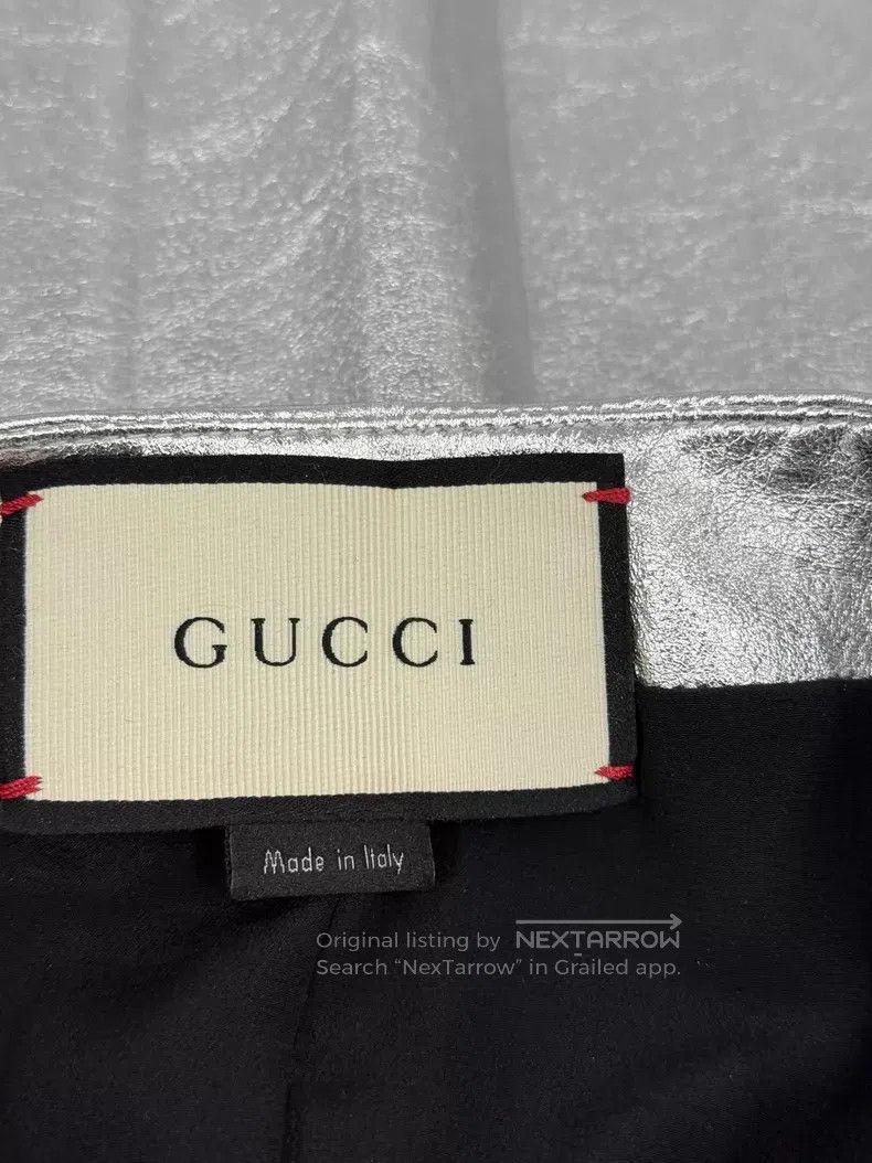 Gucci Gucci Silver skirt Size 28" / US 6 / IT 42 - 3 Thumbnail
