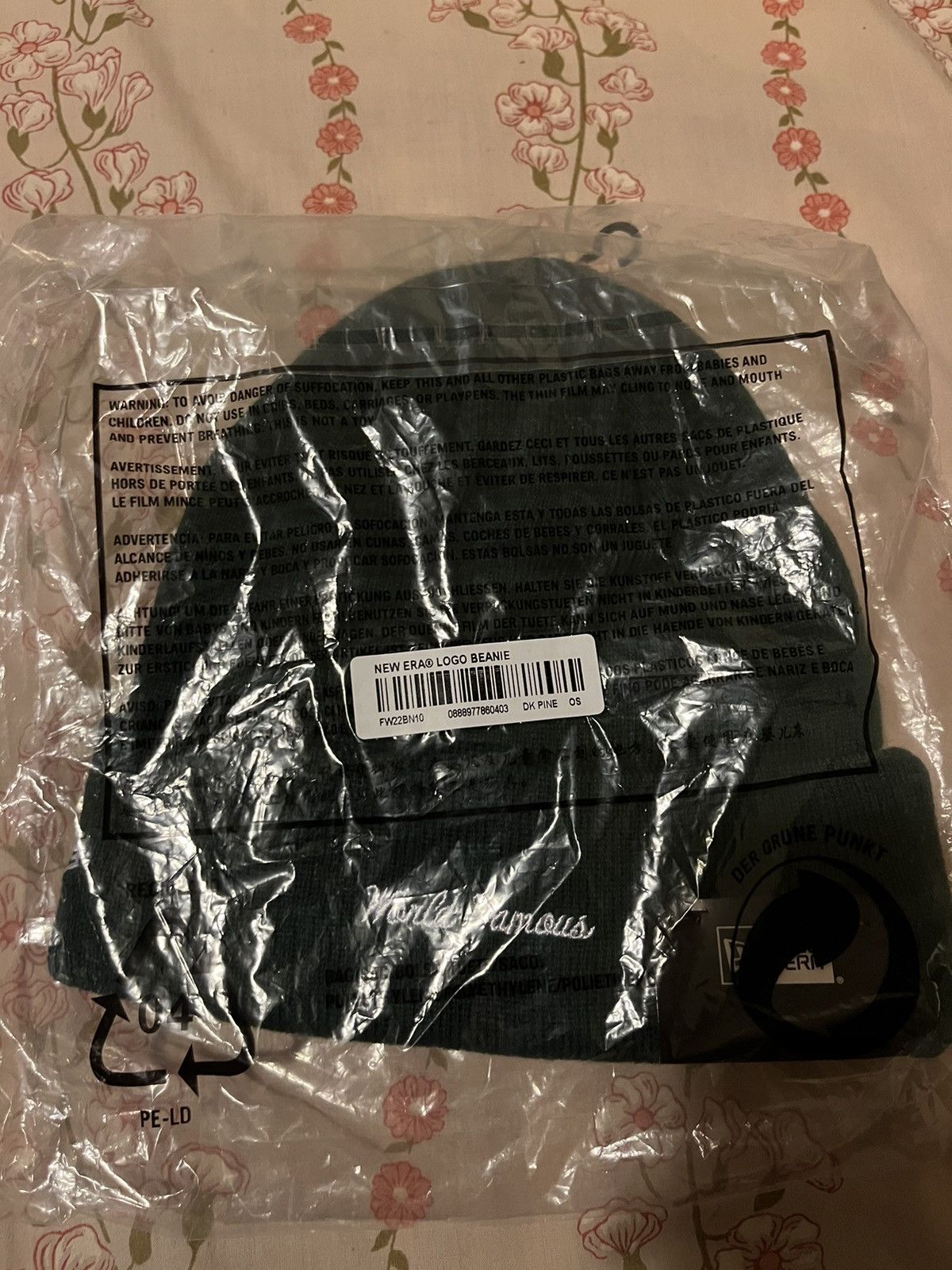 Supreme Supreme new era box logo beanie FW22 dark pine Size ONE SIZE - 2 Thumbnail