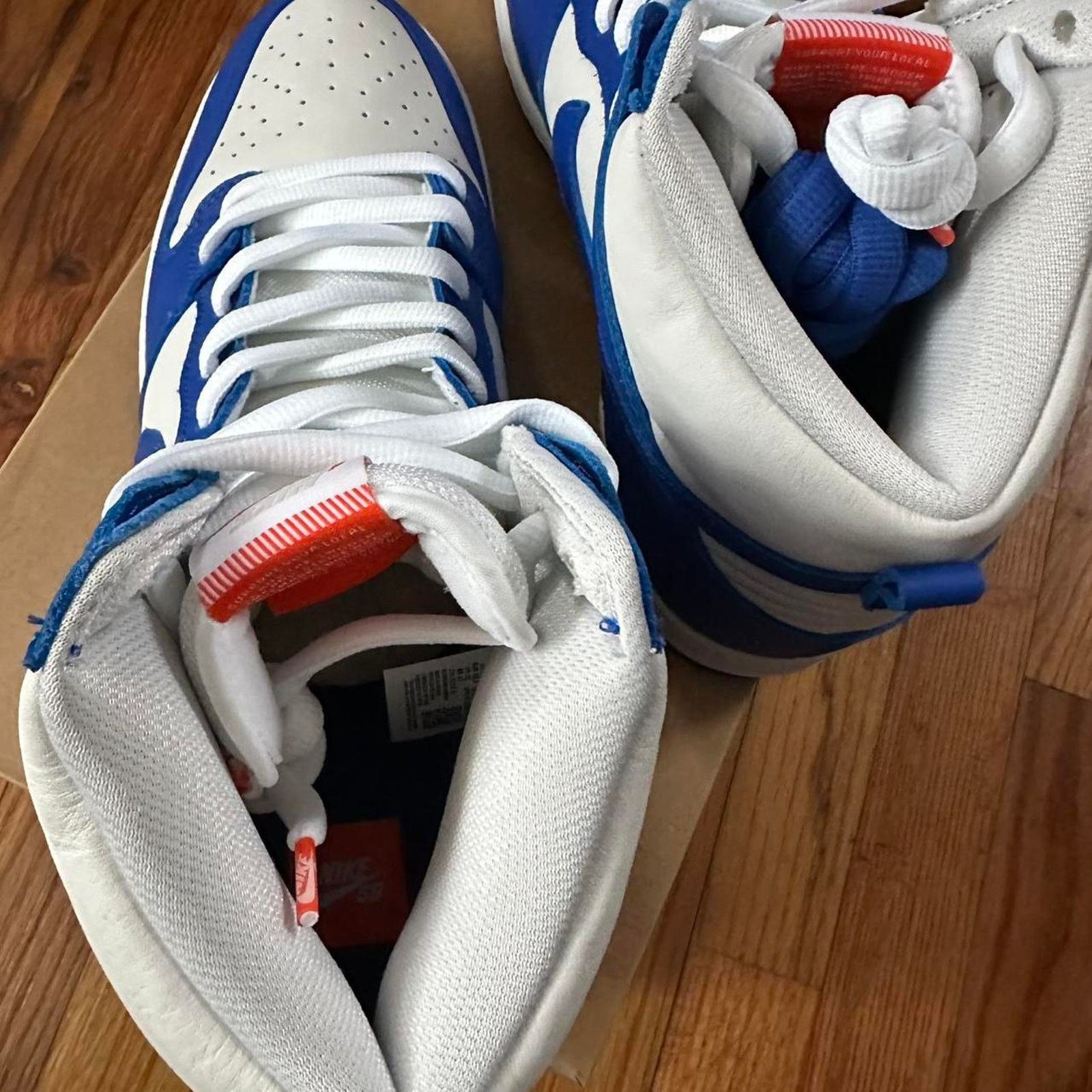 Nike Nike SB Dunk High ISO Varsity Royal Blue Kentucky 14 men’s Size US 12 / IT 42 - 4 Thumbnail
