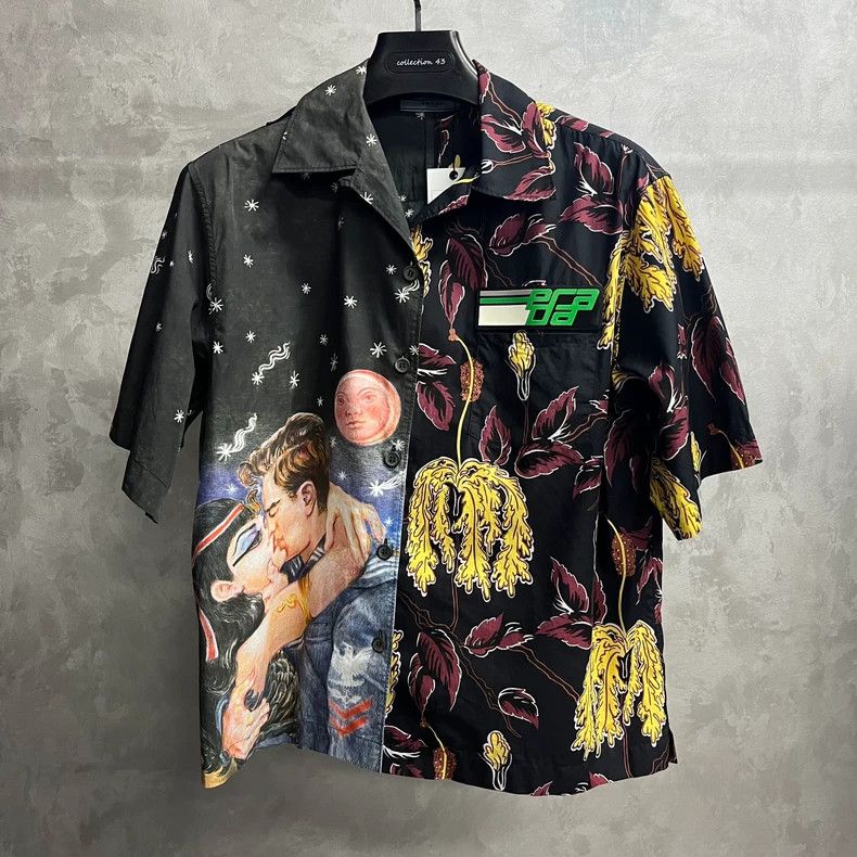 Prada Prada The latest multi-color printed pattern logo short-sle Size US XS / EU 42 / 0 - 1 Thumbnail