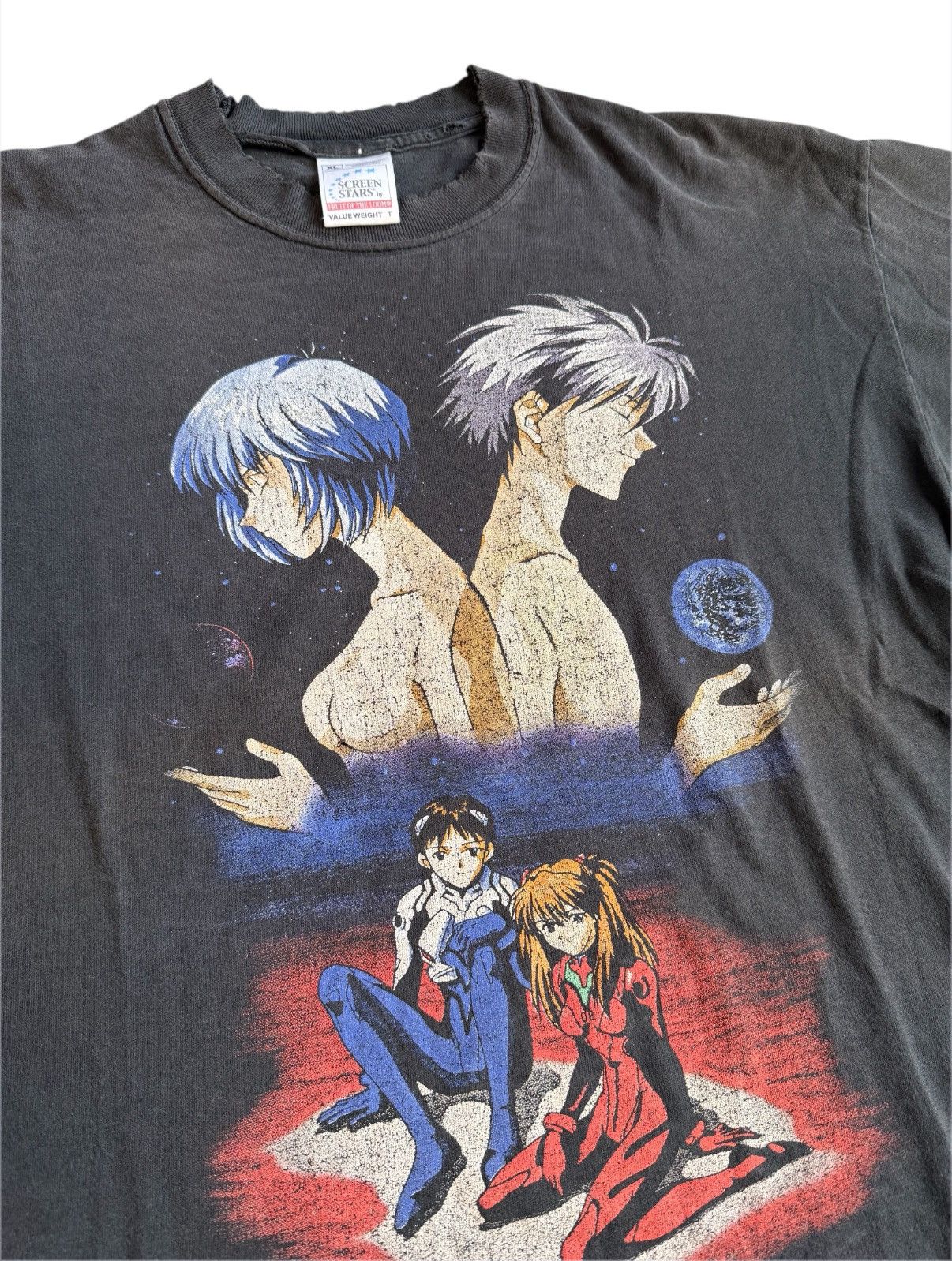 Vintage Vintage Evangelion Anime Tee Neon Genesis Evangelion Size US L / EU 52-54 / 3 - 3 Thumbnail