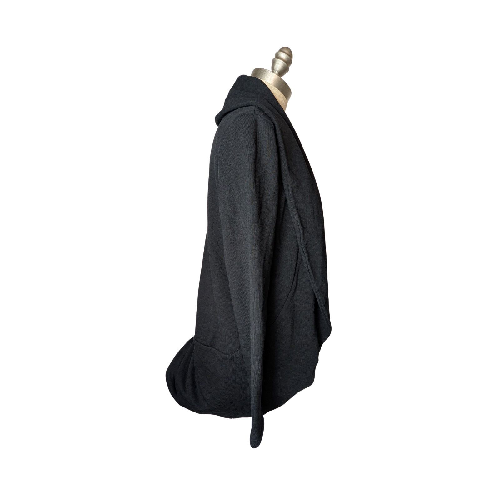 James Perse James Perse French Terry Open Front Cardigan Black Women’s Size XS / US 0-2 / IT 36-38 - 4 Thumbnail