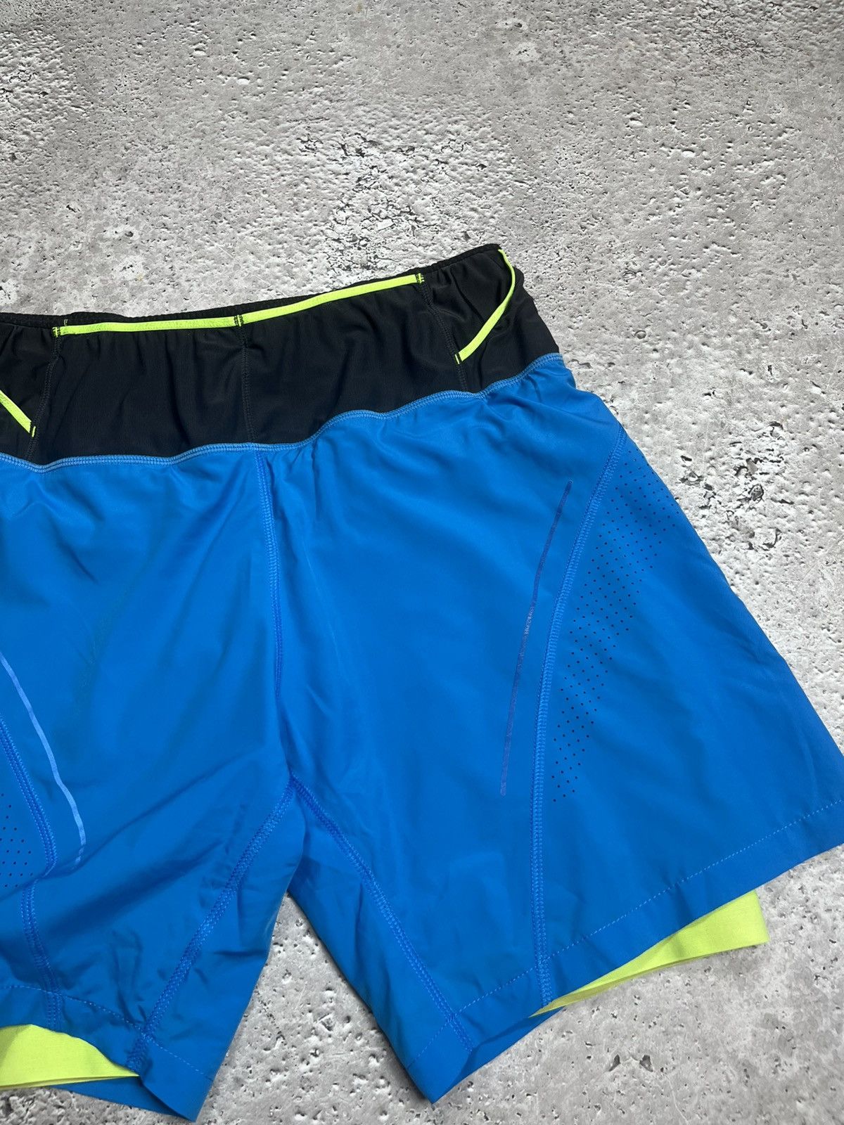 Other Dynafit Trail Running Shorts Blue Black Neon Size EU 50 US M Size US 34 / EU 50 - 7 Thumbnail