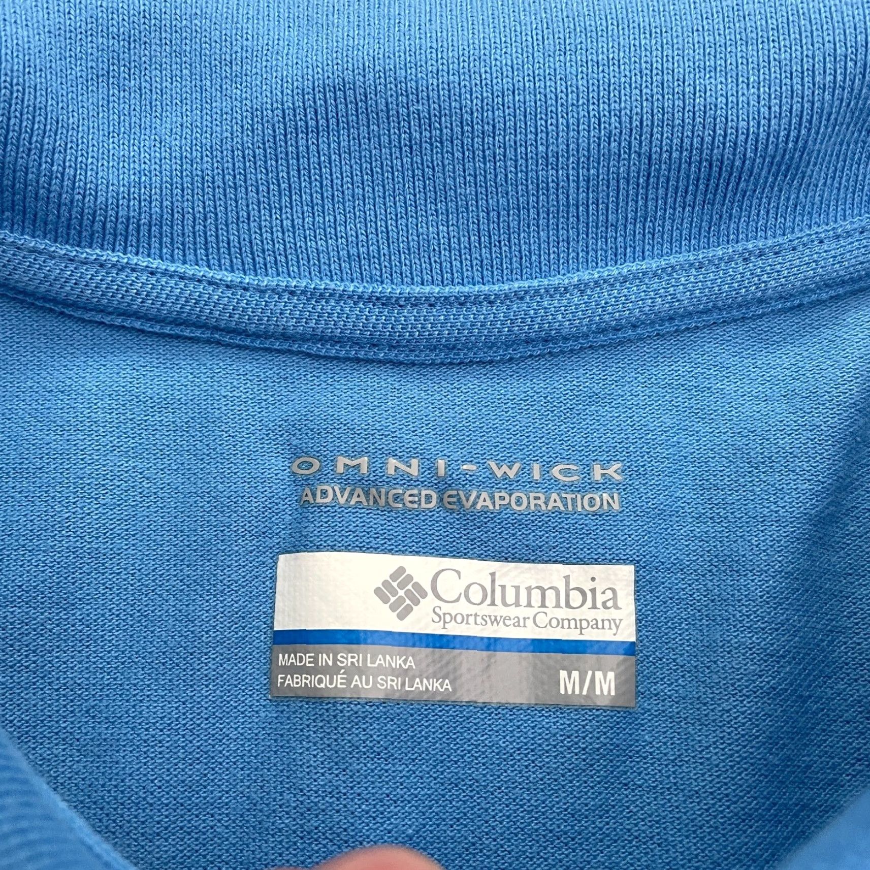 Vintage Columbia Polo Shirt Mens Regular Short Sleeve Blue Omni Wick Golf Rugby Casual Shirt Size US M / EU 48-50 / 2 - 5 Thumbnail