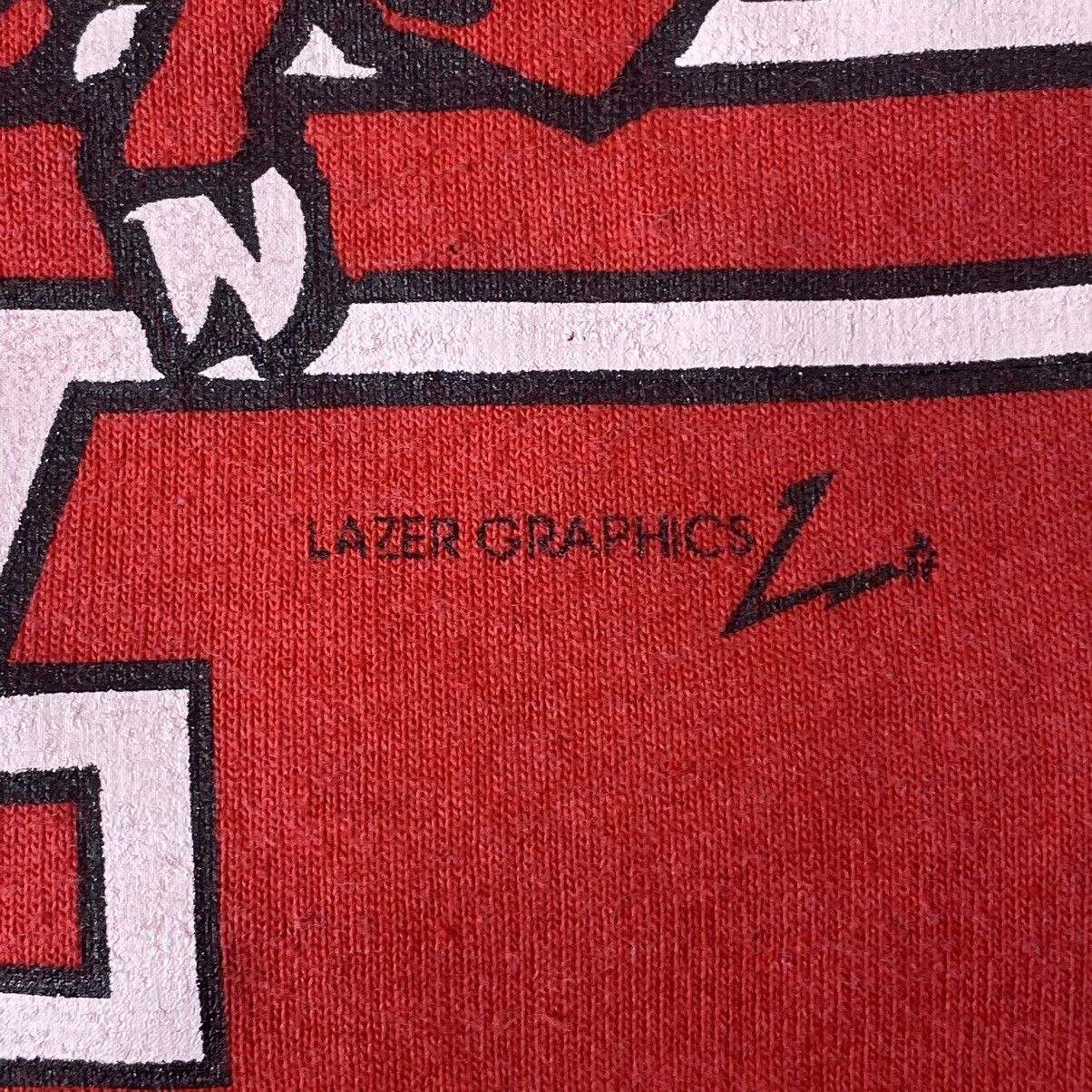 NFL × Vintage Vintage Arkansas Razorbacks Red Football T Shirt 2XL Size US XXL / EU 58 / 5 - 10 Thumbnail