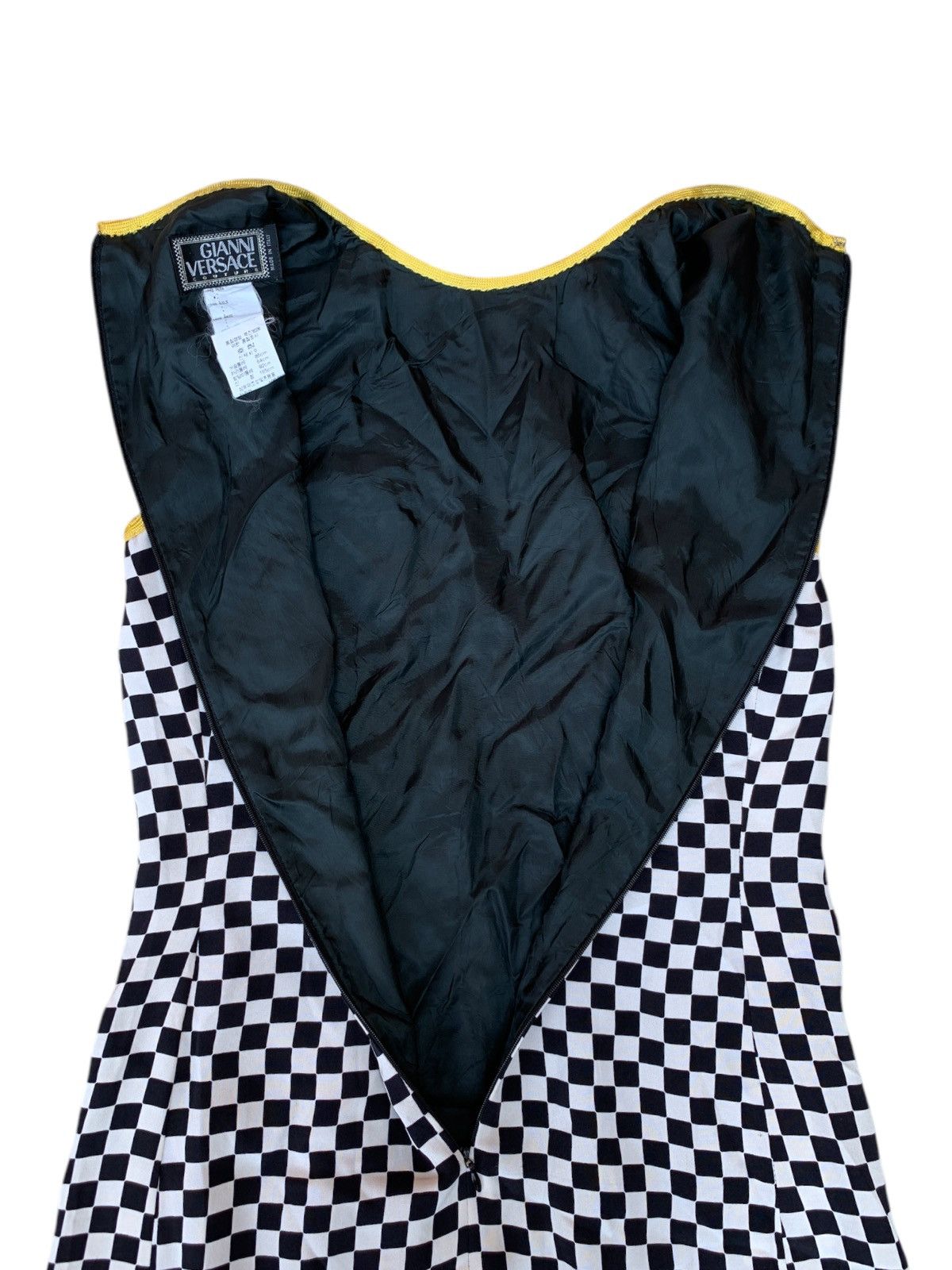 Versace × Vintage F/W 1995 checkerboard very rare Size S / US 4 / IT 40 - 9 Thumbnail