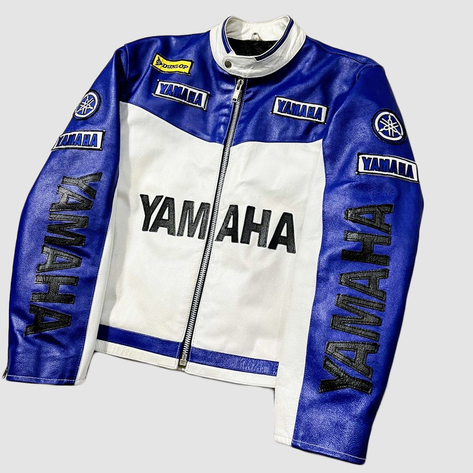 Yamaha YAMAHA Biker Leather Jacket Racing STREETWEAR Size US XL / EU 56 / 4 - 2 Thumbnail