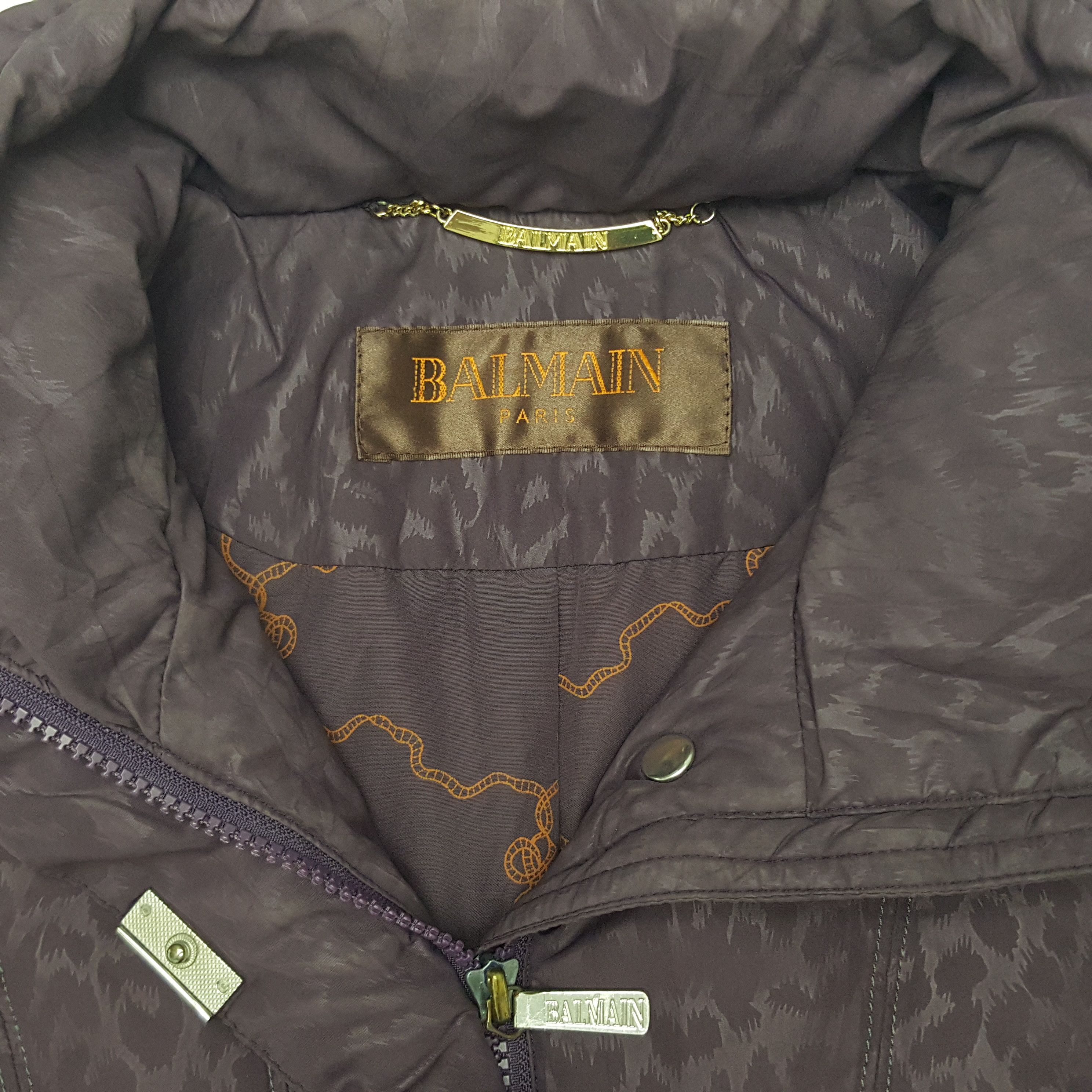 Balmain × Vintage Vintage Balmain Leopard Winter Puffer Jacket Size US M / EU 48-50 / 2 - 5 Thumbnail