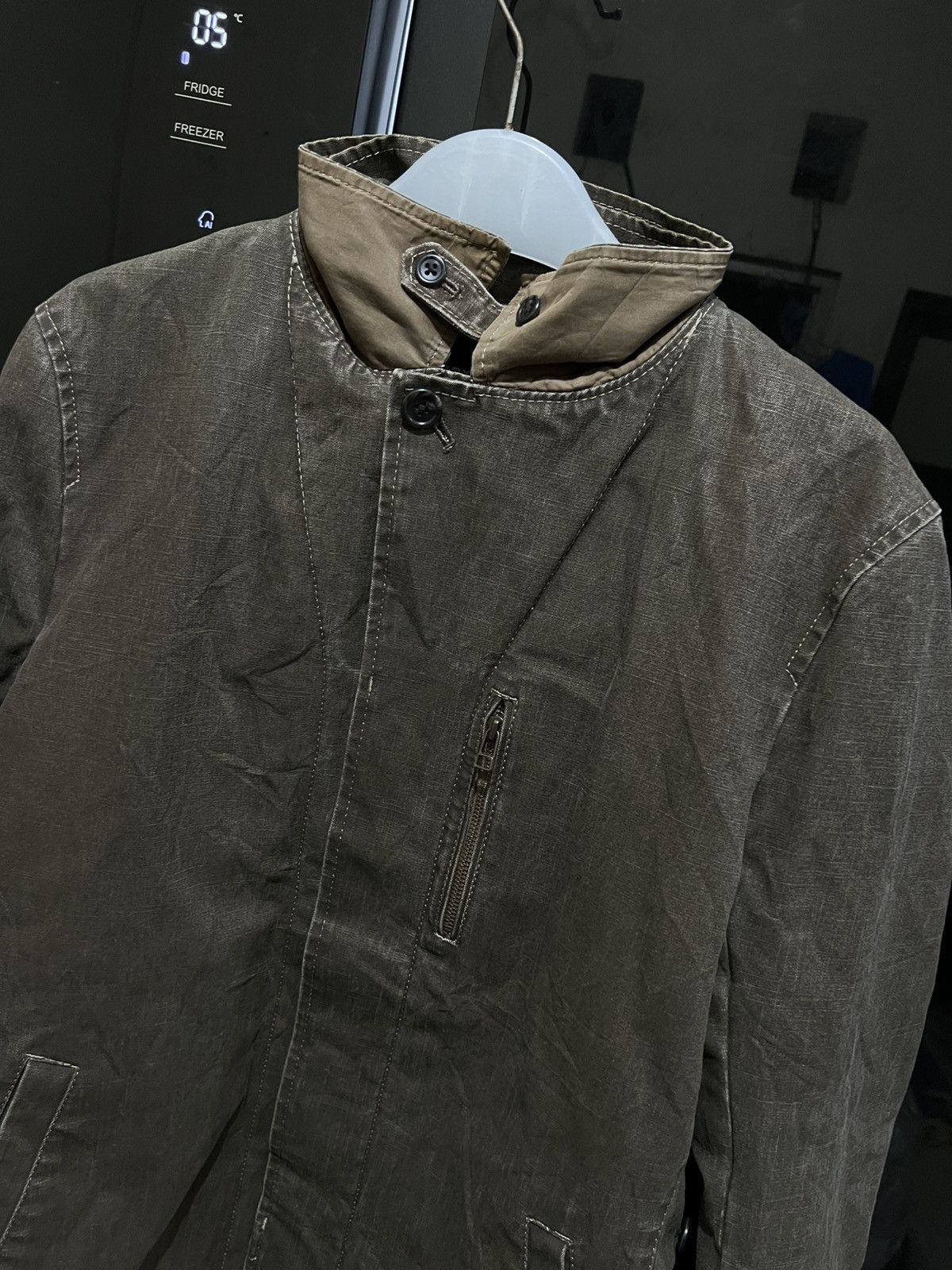 Japanese Brand Boycott Denim Waxed Button Up Quilted Lined Jacket Size US M / EU 48-50 / 2 - 2 Thumbnail