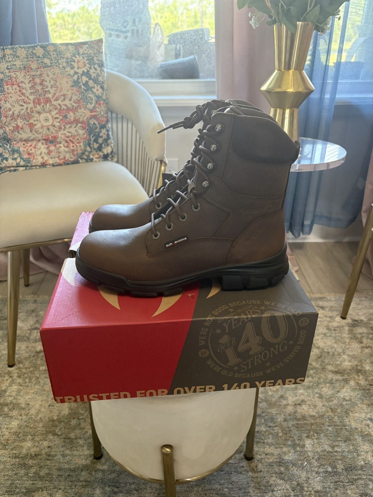 Wolverine Icon Waterproof CarbonMax 8" Construction Boot Size US 10.5 / EU 43-44 - 2 Thumbnail