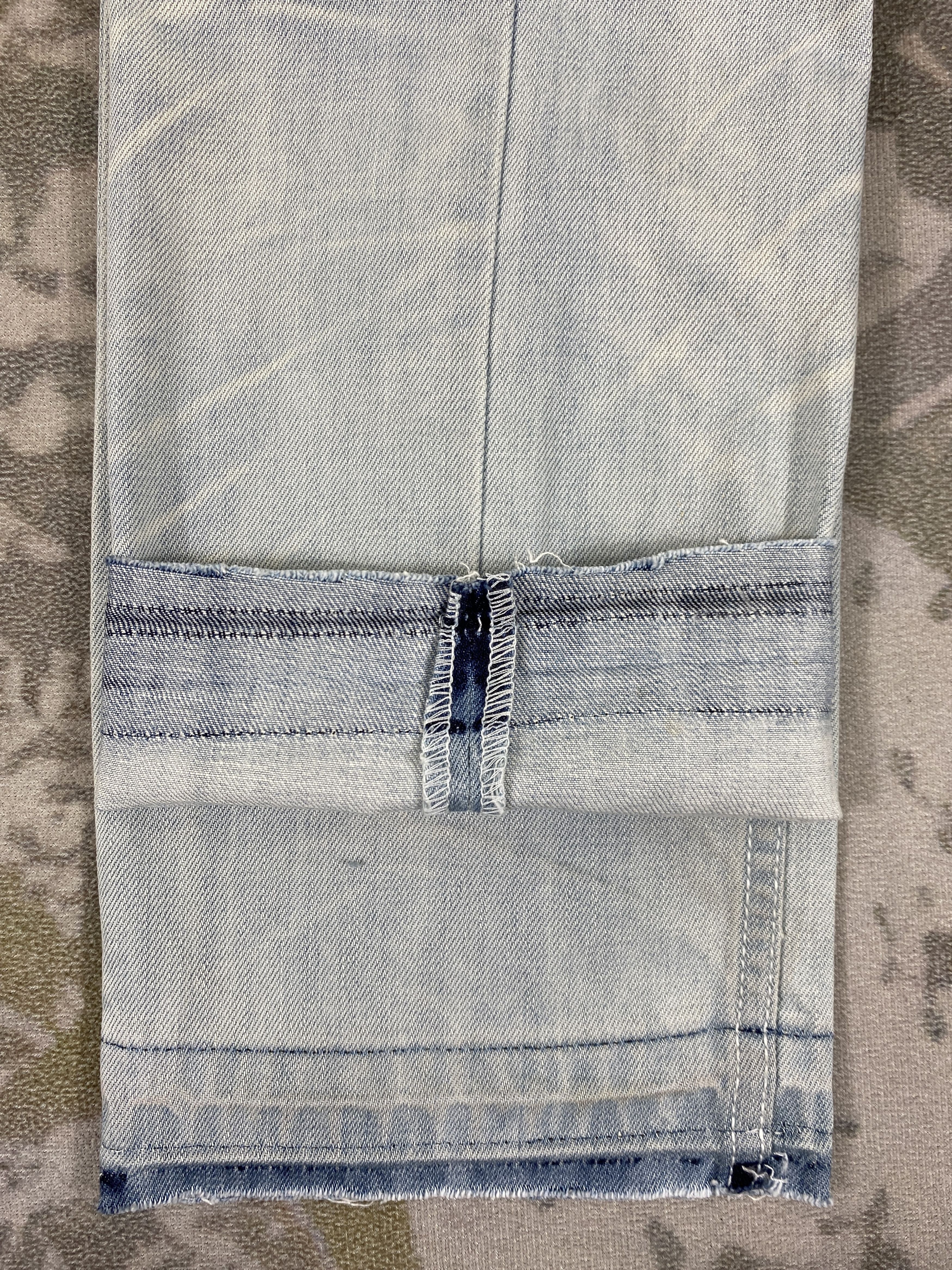 Hysteric Glamour Distressed Light Blue Vence Freak Jeans 29x30.5 Denim JN3510 Size US 29 - 12 Thumbnail
