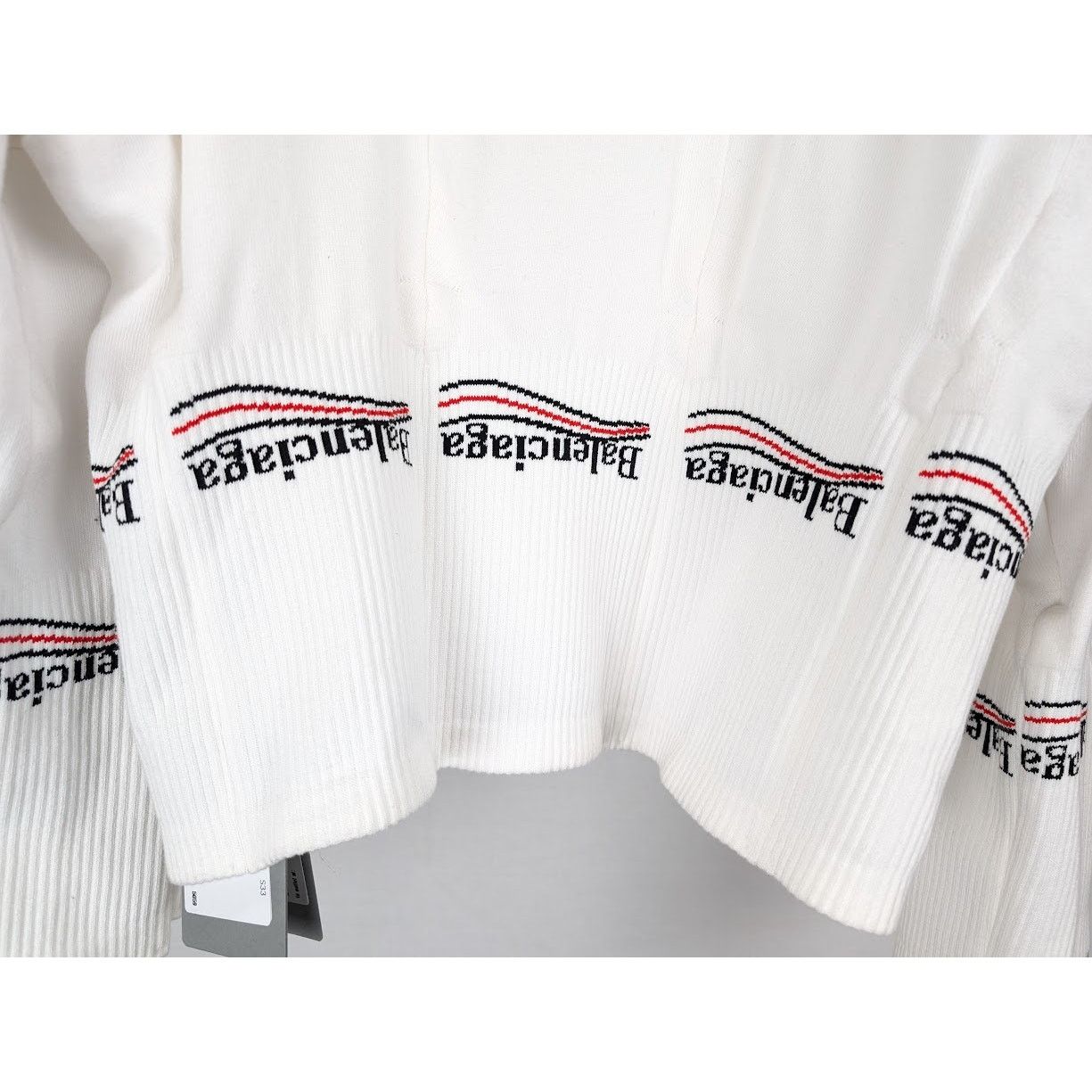 Balenciaga o1rshd1 Socks Jumper Political Tennis Socks in White Size US S / EU 44-46 / 1 - 14 Thumbnail