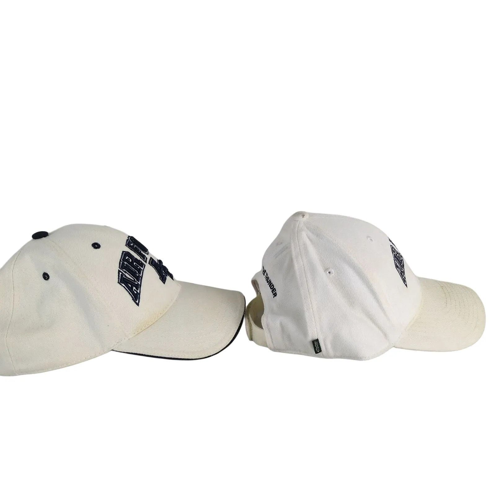 Other Set of 4 United States Air Force White Baseball Hats USAF Size ONE SIZE - 8 Thumbnail