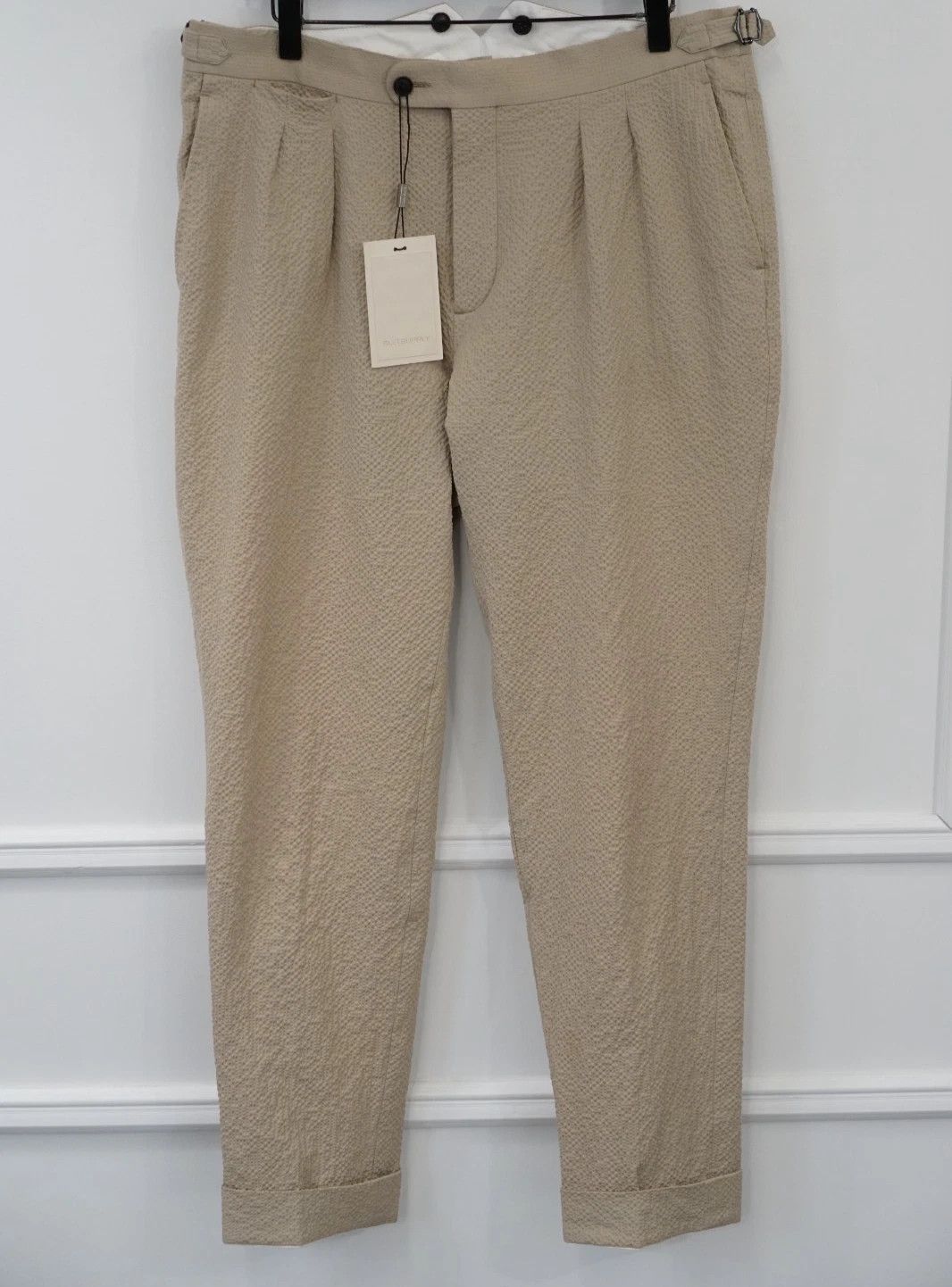 Suitsupply Men Suitsupply Pants Stretch Cotton Brescia Subalpino S42L Size 42L - 1 Thumbnail