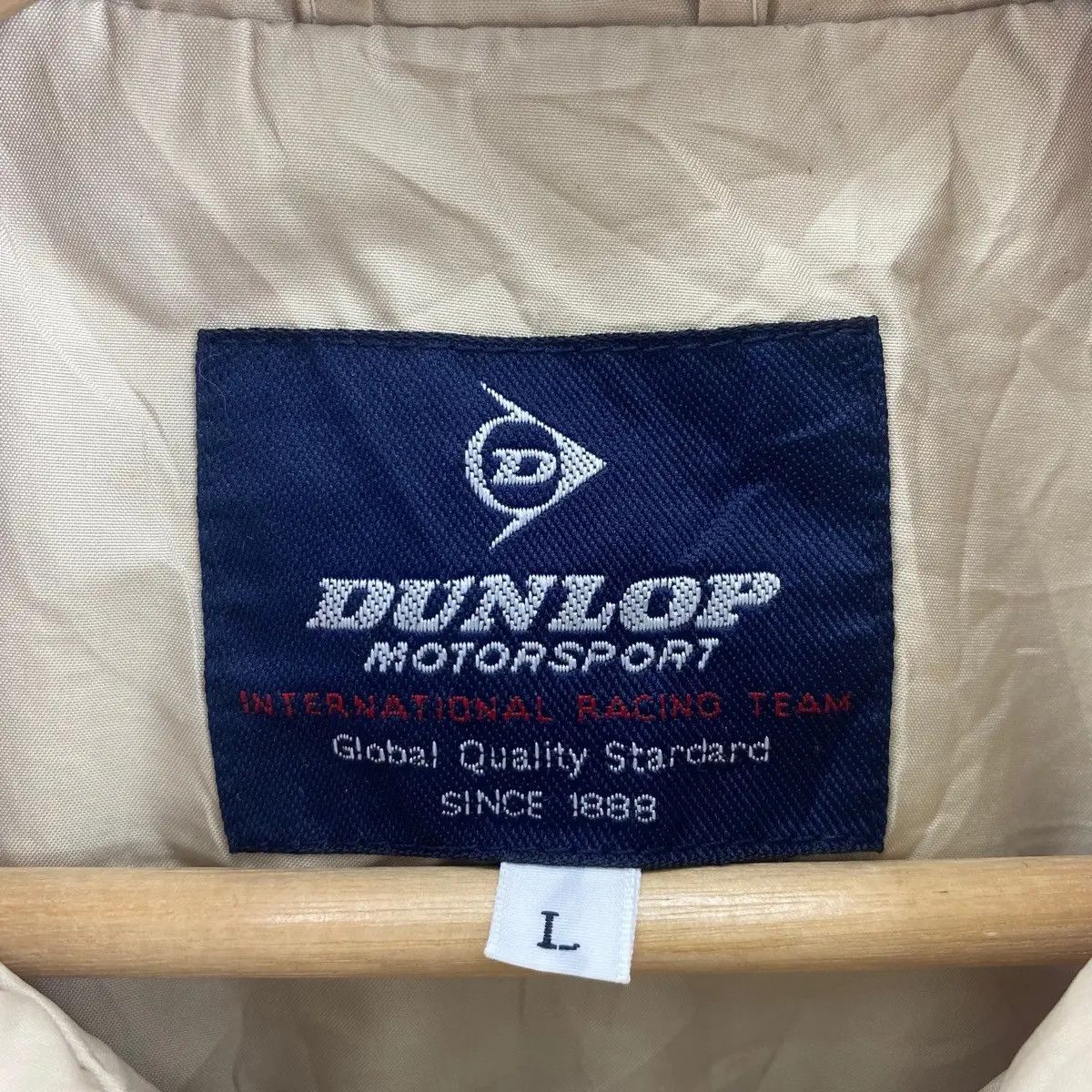 Dunlop Vtg 90’ DUNLOP MOTORSPORT Racing Team Vest Jacket Size US L / EU 52-54 / 3 - 4 Thumbnail