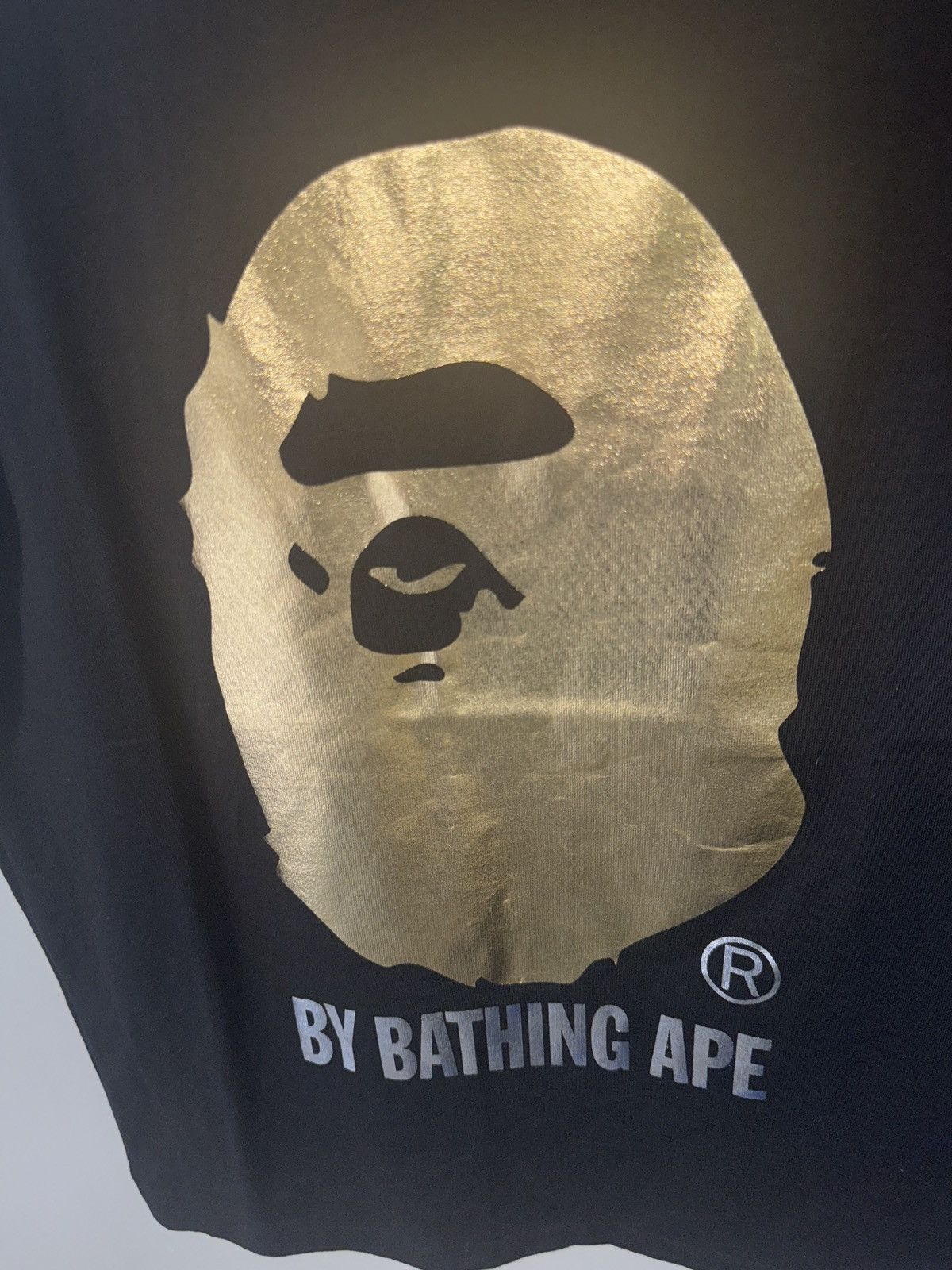 Bape Gold foil Bape tee in black ladies short sleeve Size XS / US 0-2 / IT 36-38 - 3 Thumbnail