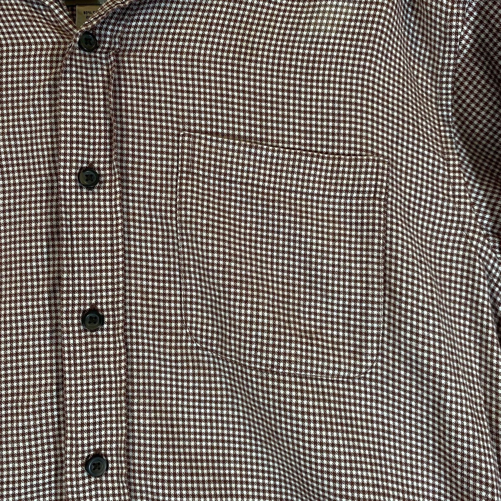 Vintage VINTAGE LL Bean Shirt Mens Large Red White Wool Blend Button Down Long Sleeve Outdoors Size US L / EU 52-54 / 3 - 4 Thumbnail