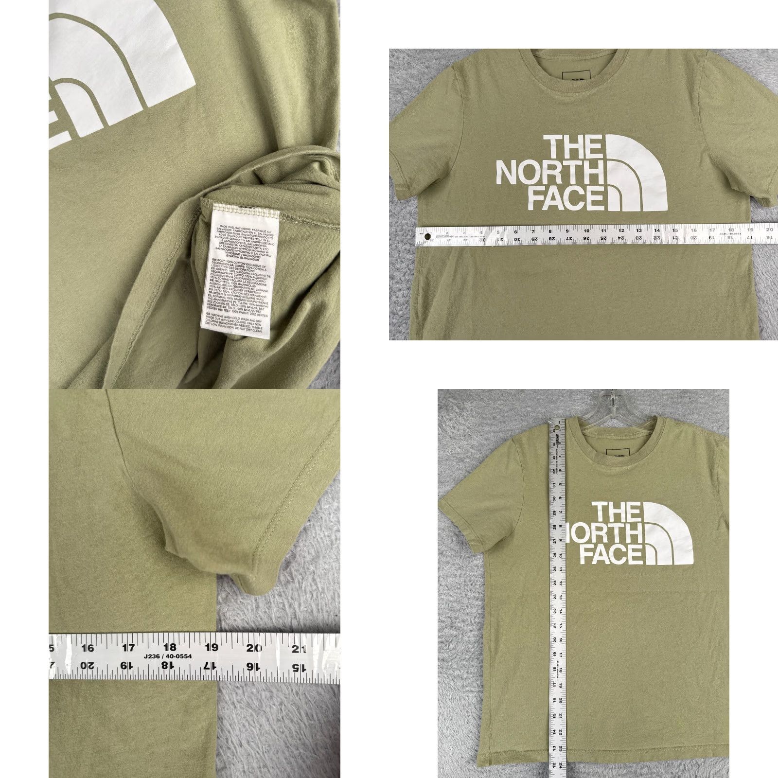 The North Face The North Face Shirt Women Medium Green Short Sleeve Crew Neck Cotton Hike Camp Size M / US 6-8 / IT 42-44 - 8 Thumbnail