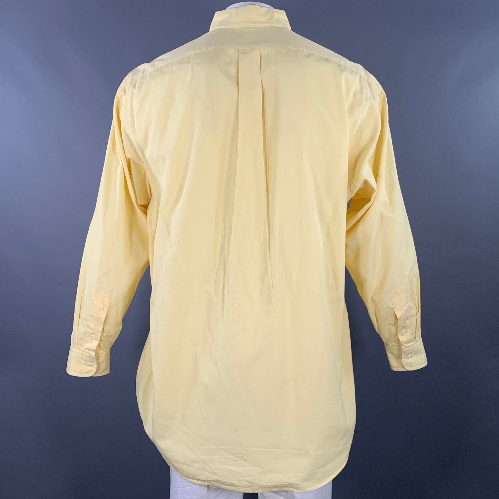 Ralph Lauren Size XL Yellow Cotton Button Down Long Sleeve Shirt Size US XL / EU 56 / 4 - 3 Thumbnail