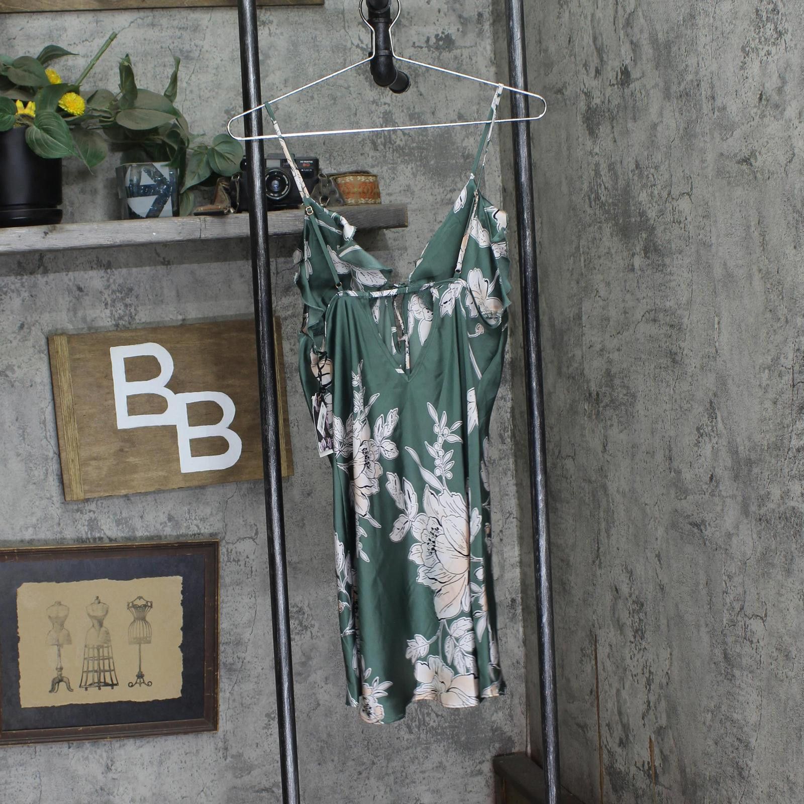 Other Nwt Midnight Bakery Fiji Open-back Chemise Fij110 Green S Size ONE SIZE - 2 Thumbnail