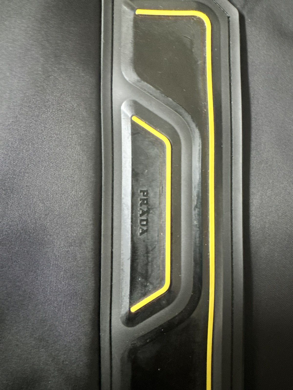 Prada 100% AUTHENTIC PRADA NYLON VEST BLACK/YELLOW SZ 48 (US M/L) Size US L / EU 52-54 / 3 - 4 Thumbnail