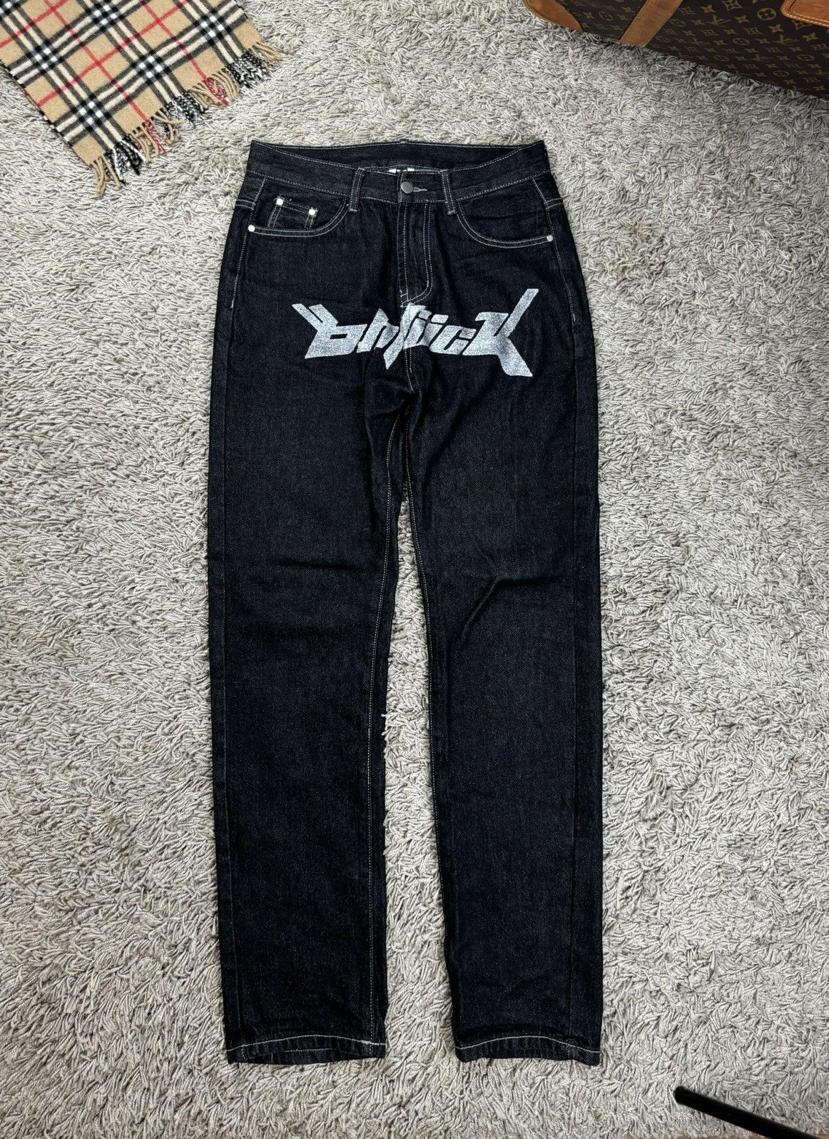 Corteiz Jeans Retro Rarri y2k drill style original skate item Size US 33 - 3 Thumbnail