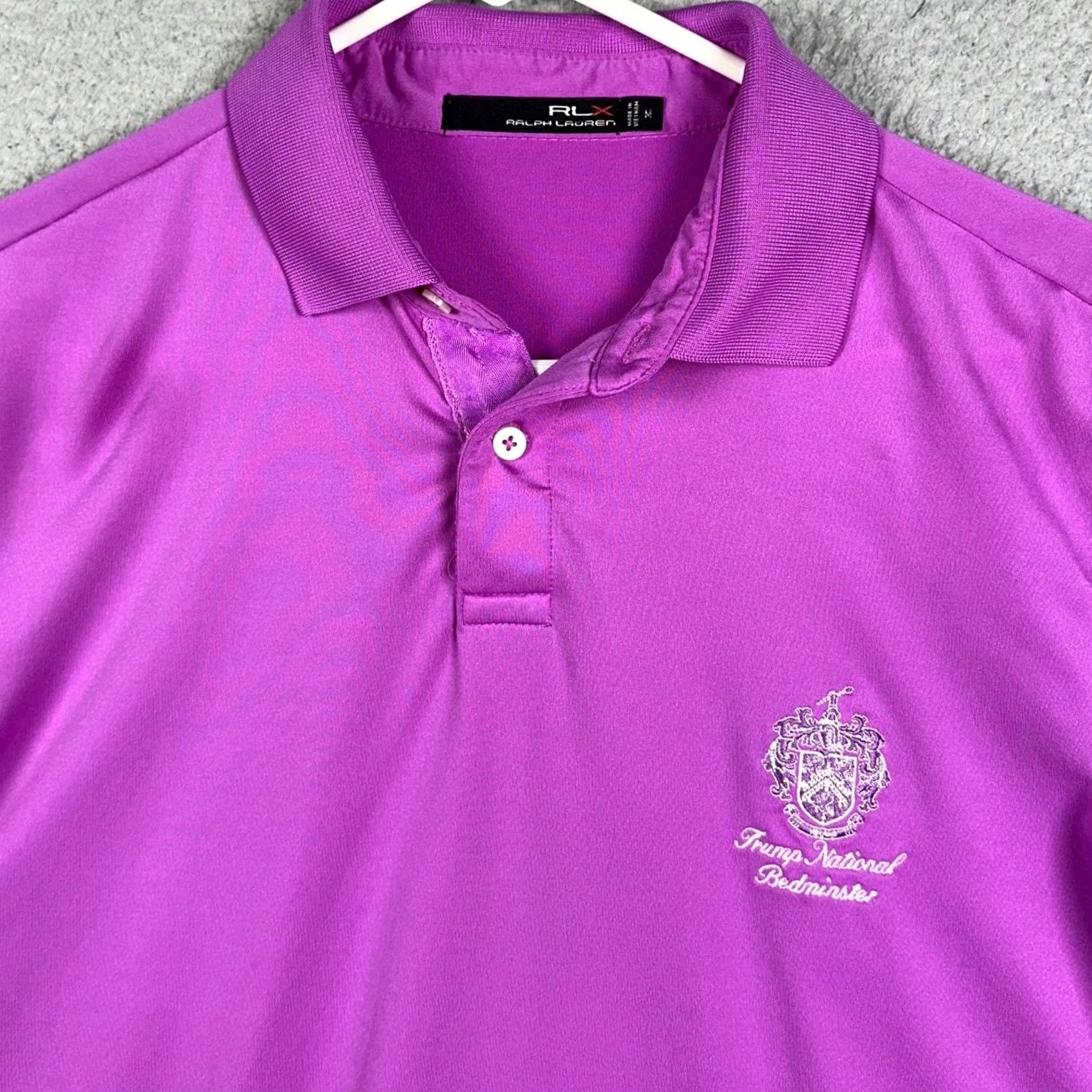 RLX Ralph Lauren RLX Ralph Lauren Polo Shirt Mens M Purple Golf Performance Stretch Short Sleeve Size US M / EU 48-50 / 2 - 6 Thumbnail