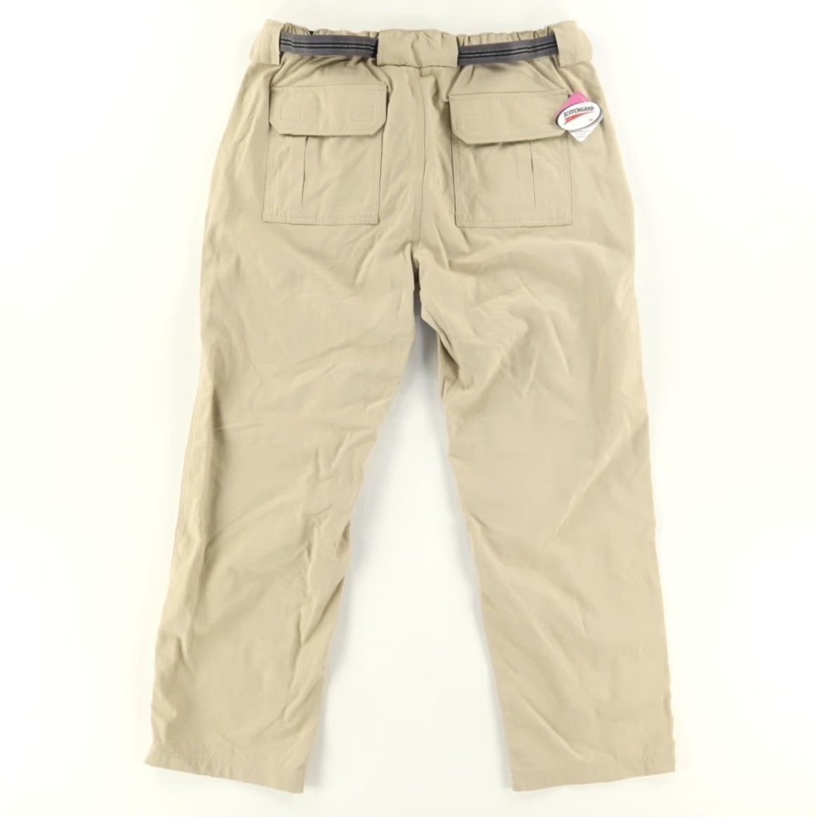 Duluth Trading Company Duluth Trading Belted Nylon Shell Chino Pants Sand Men's L Size US 33 - 4 Thumbnail