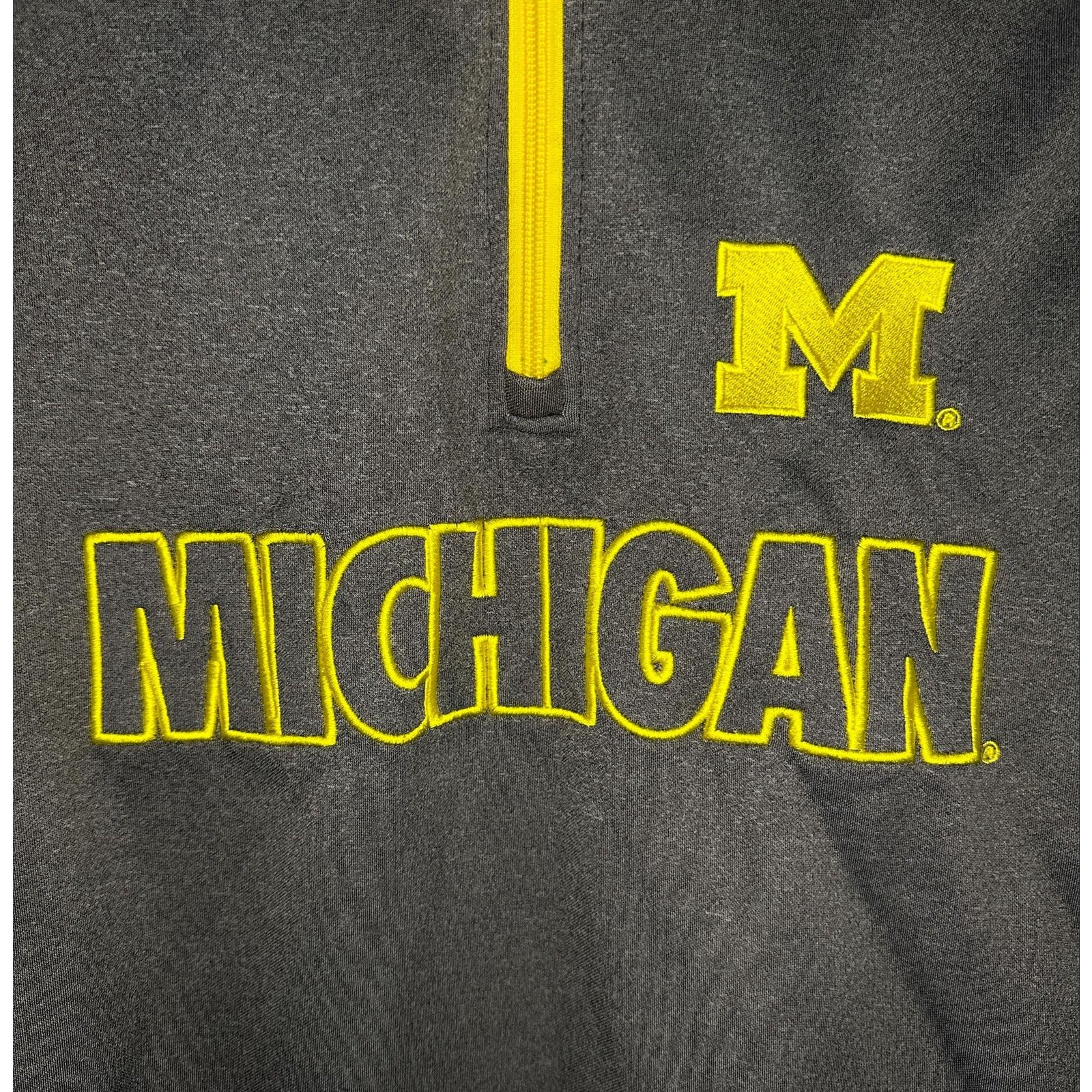 Other Threads 91 Michigan Fleece Lined Hoodie Gray Men's S (34/36) Size US S / EU 44-46 / 1 - 5 Thumbnail