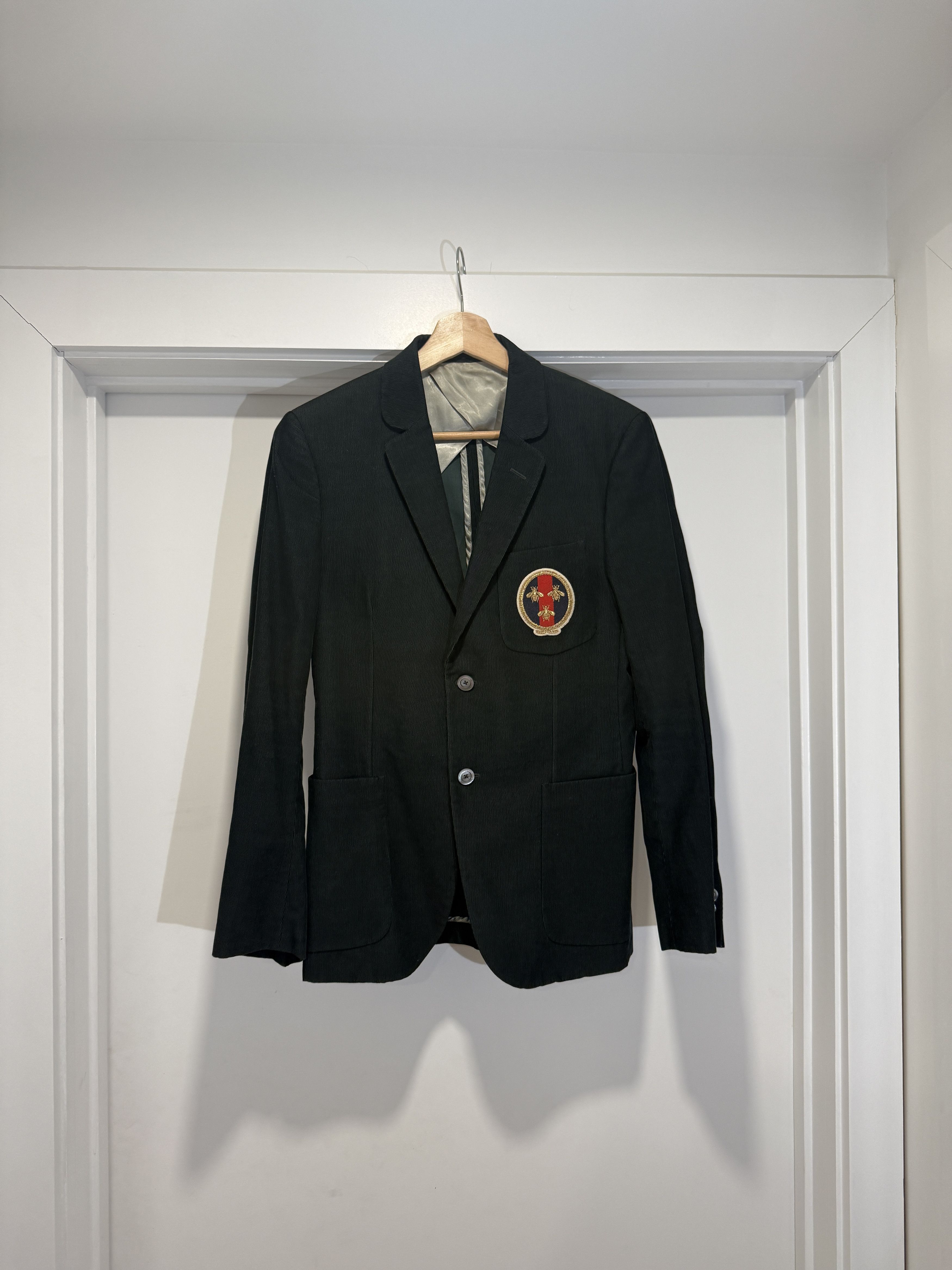 Gucci SS17 Bee Schoolboy Blazer Size 46R - 1 Thumbnail