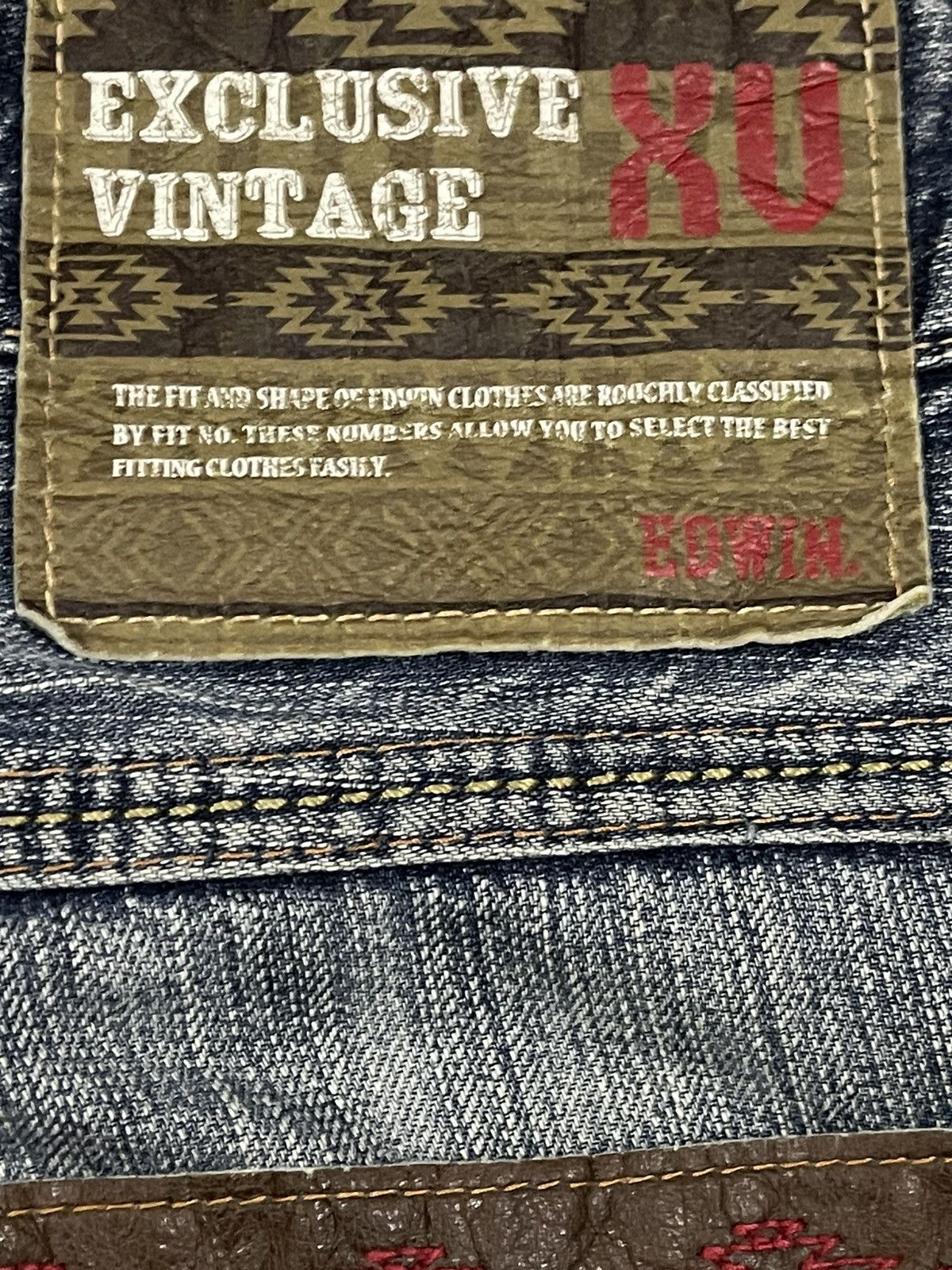 Edwin Edwin Exclusive Vintage Blue Wash Style Baggy Jeans Size US 35 - 7 Thumbnail