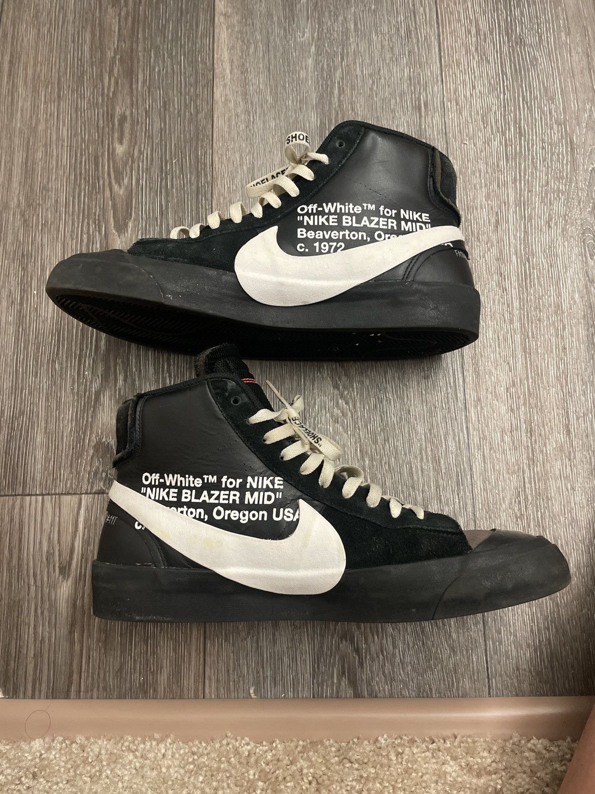 Nike × Off-White Nike off white blazer grim reaper Size US 11 / EU 44 - 5 Thumbnail