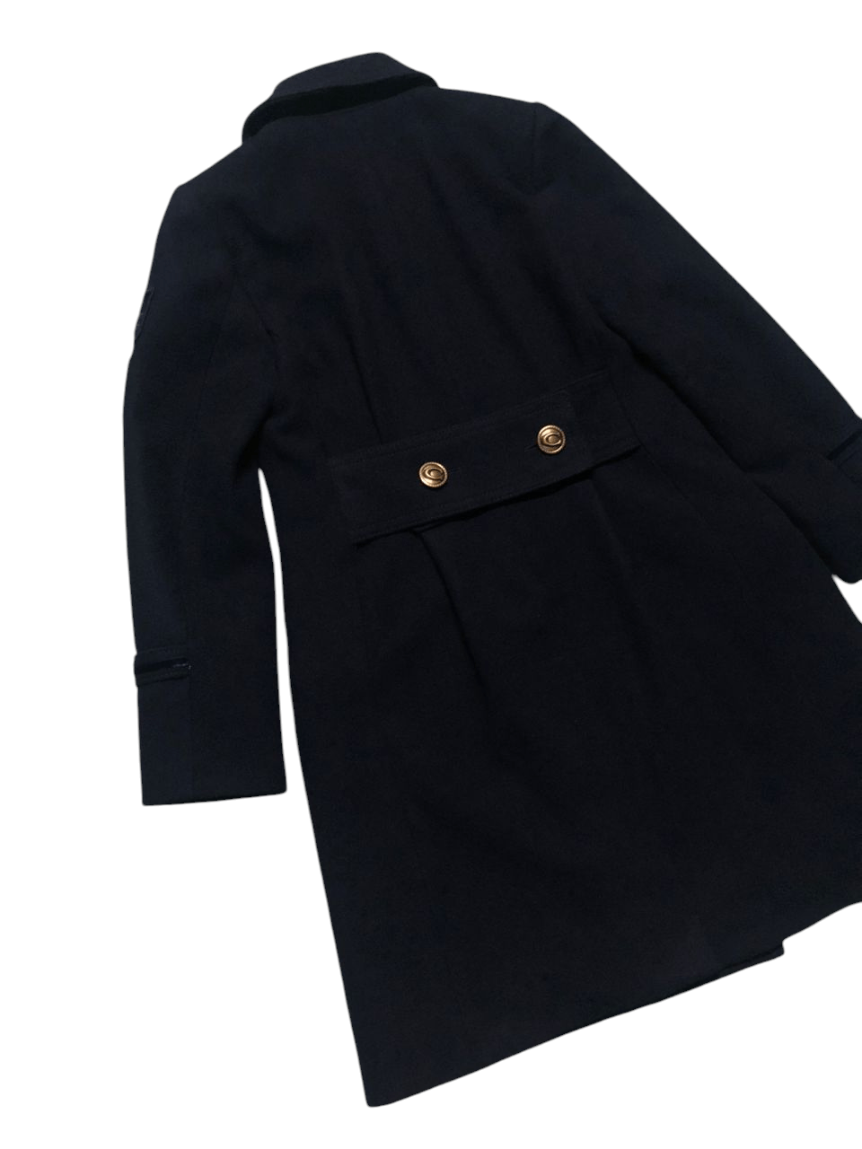 Coach Coach Wool Coat Navy Blue Double Breasted Size S / US 4 / IT 40 - 8 Thumbnail