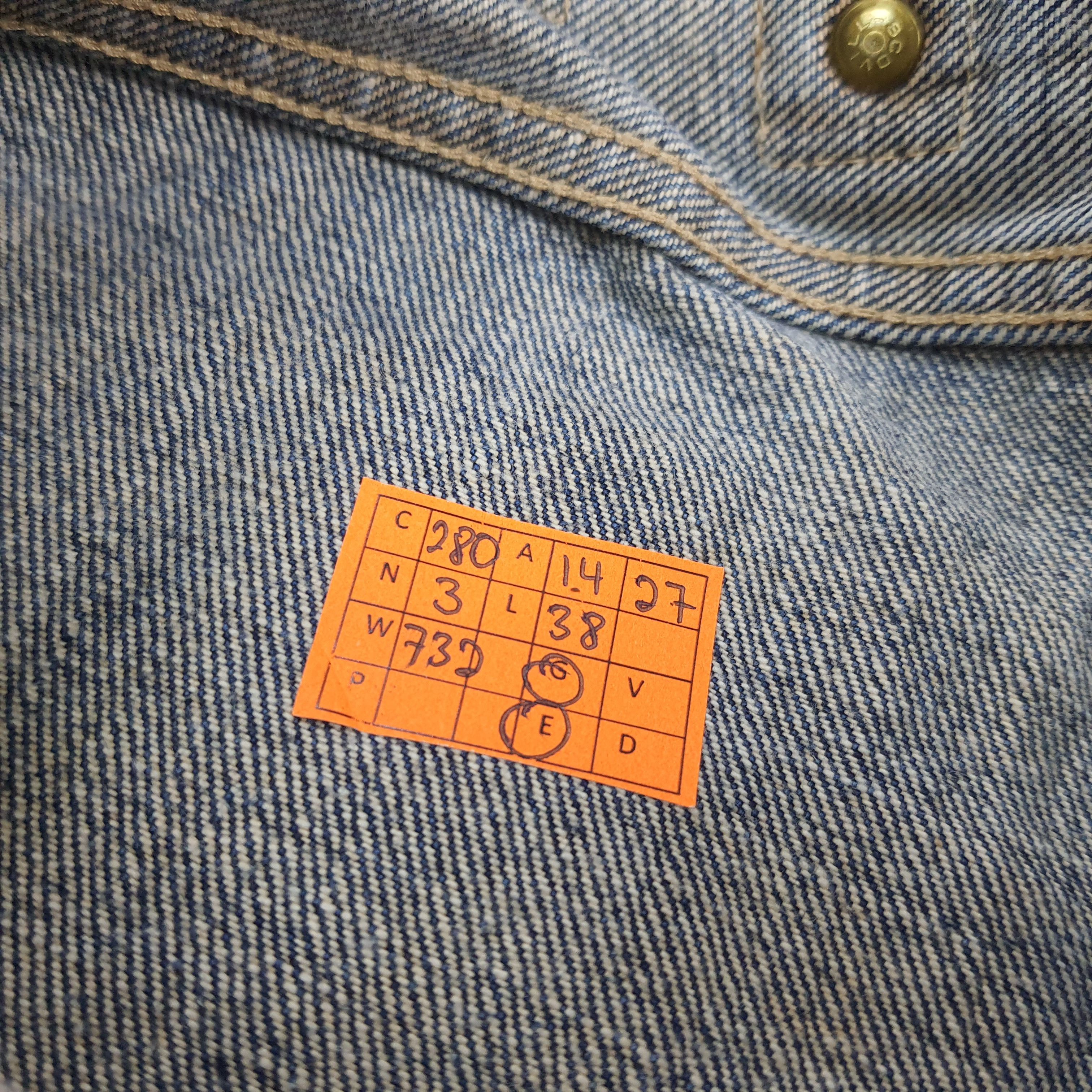 Japanese Brand Vintage Evisu Japan Selvedge Custom Daicock C280N3 Size US 29 - 10 Thumbnail