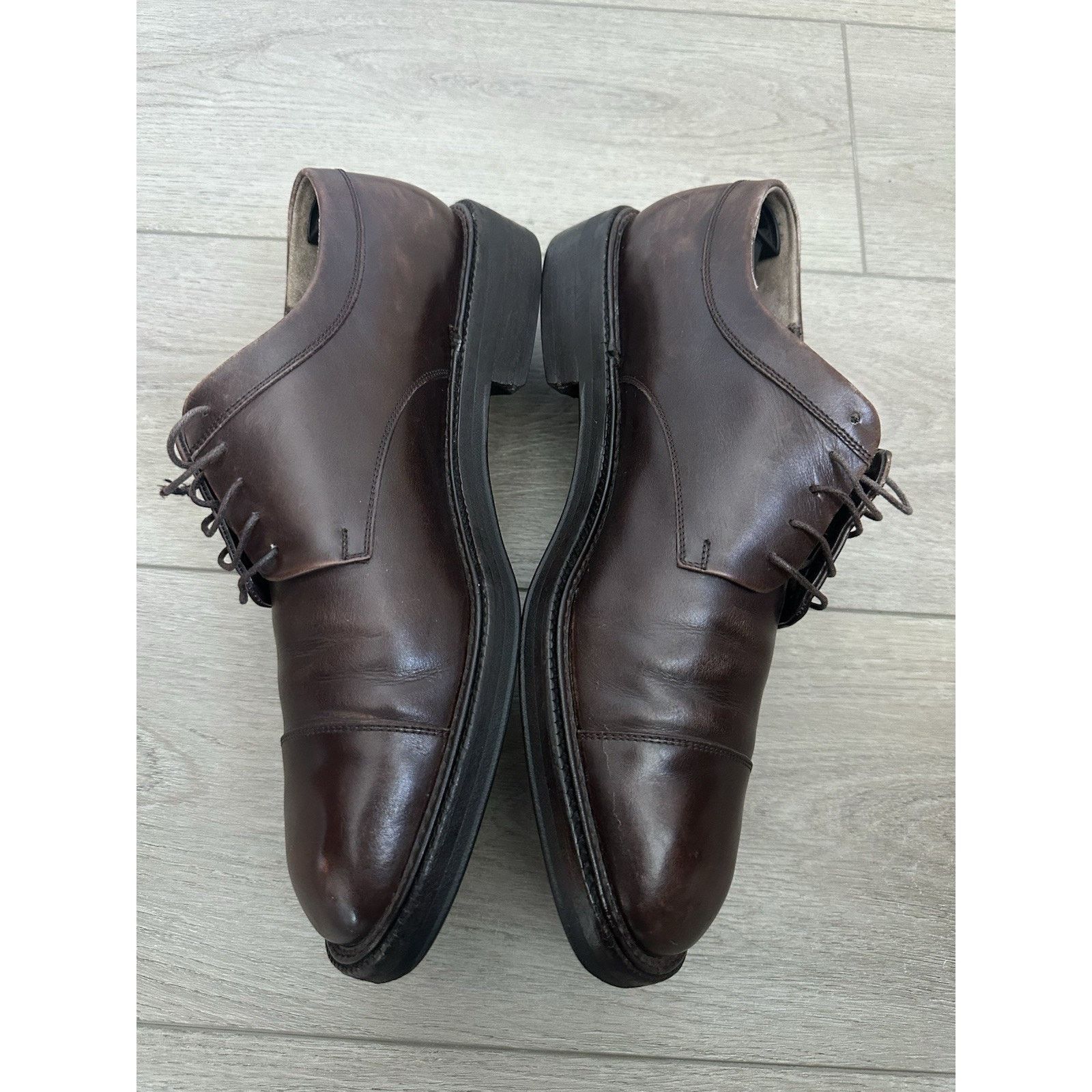 Salvatore Ferragamo Salvatore Ferragamo Mancini Lace Up Dress Shoes Size 8.5 D Size US 9 / EU 42 - 2 Thumbnail