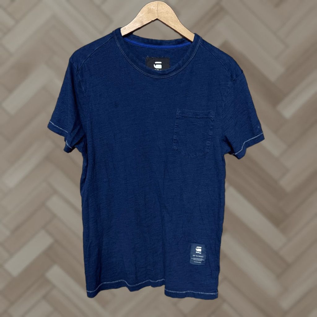 G-Star **G-Star Raw Mens Size M Blue Slim Stretch Round Neck T-Shirt** User: G-Star Raw Mens Size M Blue Slim Stretch Round Neck T-Shirt Size US M / EU 48-50 / 2 - 1 Thumbnail