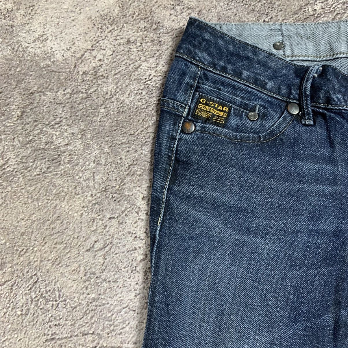 Vintage Vintage G-Star Raw Flared Low Rise Jeans Y2K Skate Logo 27 Size 27" / US 4 / IT 40 - 4 Thumbnail