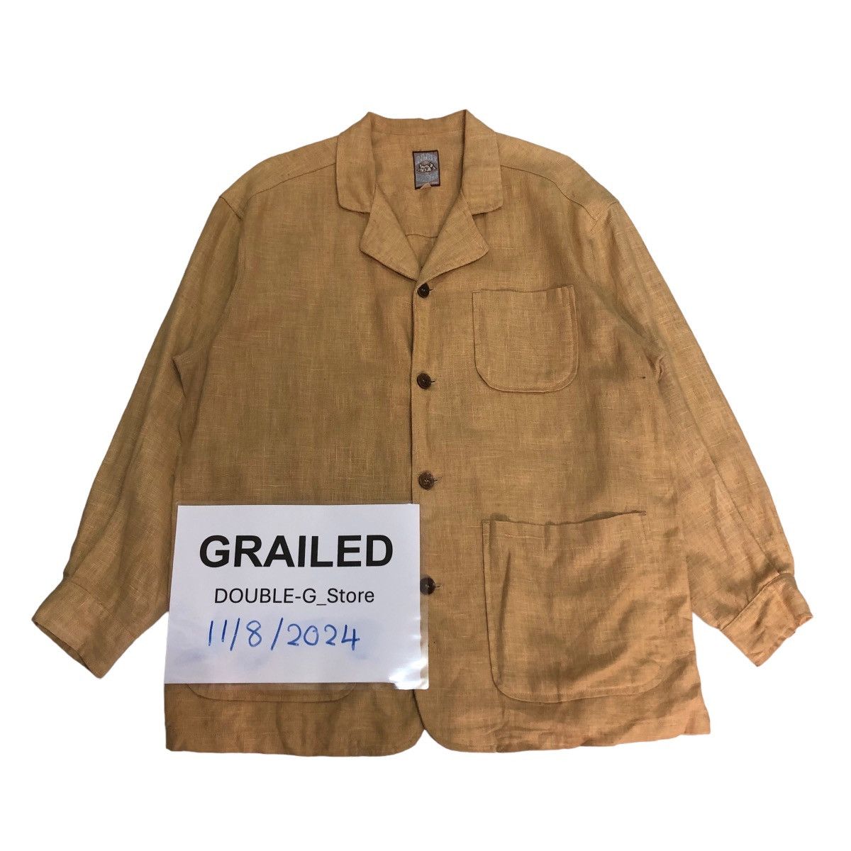Japanese Brand × Vintage 📌VINTAGE CHORE WORK JACKET ALBE MARLE JAPAN BIG POCKETS Size US L / EU 52-54 / 3 - 1 Thumbnail