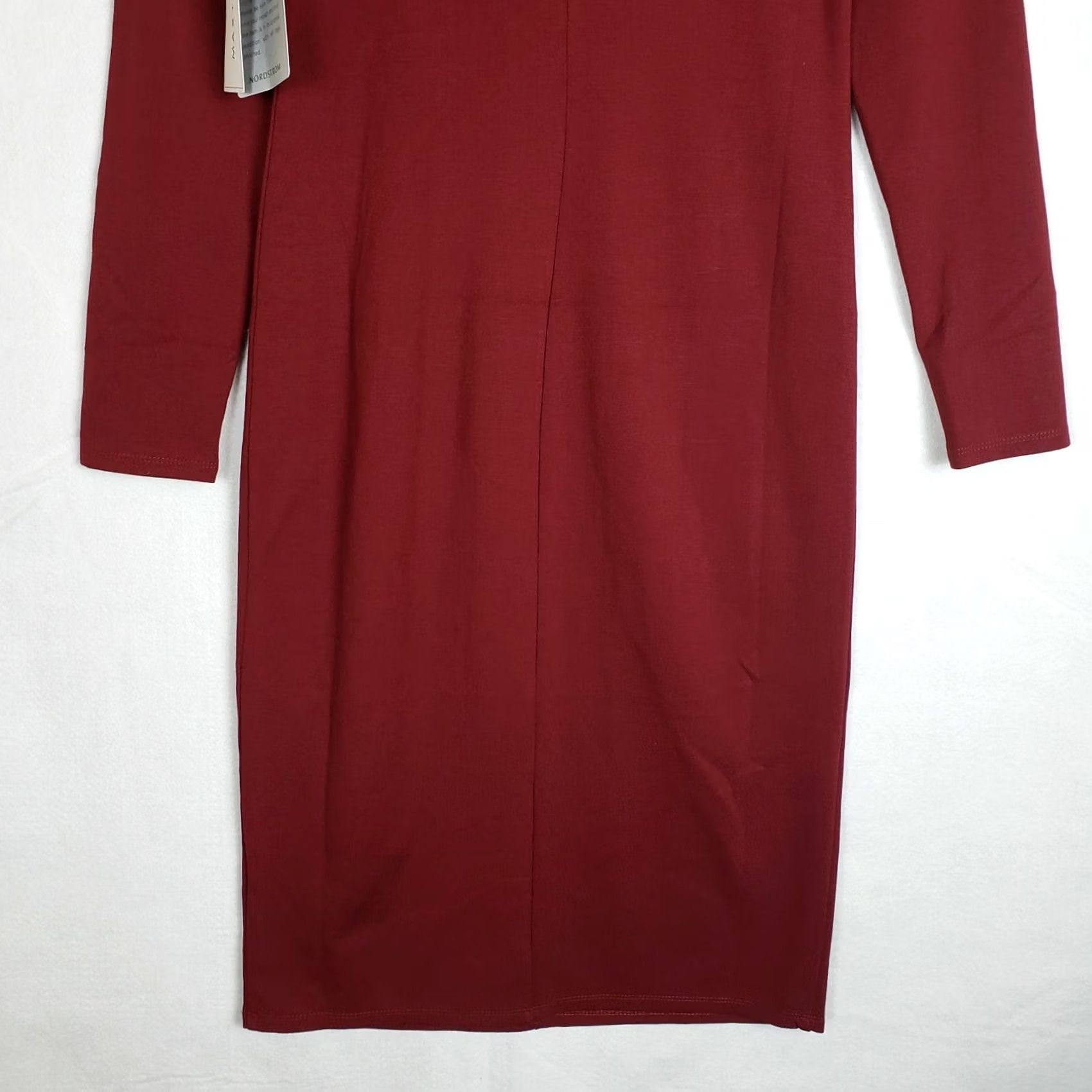 ASH MAX+ ASH Dress Women's Long Sleeve Ruby Cowl Neck A-Line Above Knee Size M NEW Size M / US 6-8 / IT 42-44 - 2 Thumbnail