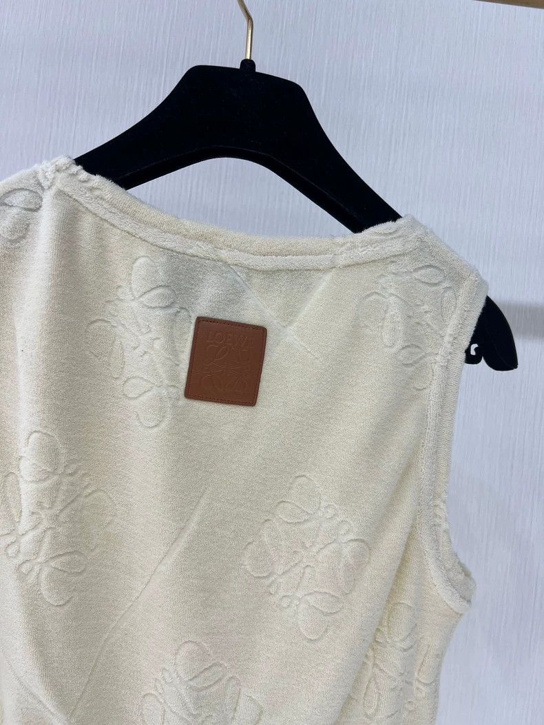 Loewe LOEWE Full logo towel fabric vest Size S / US 4 / IT 40 - 3 Thumbnail