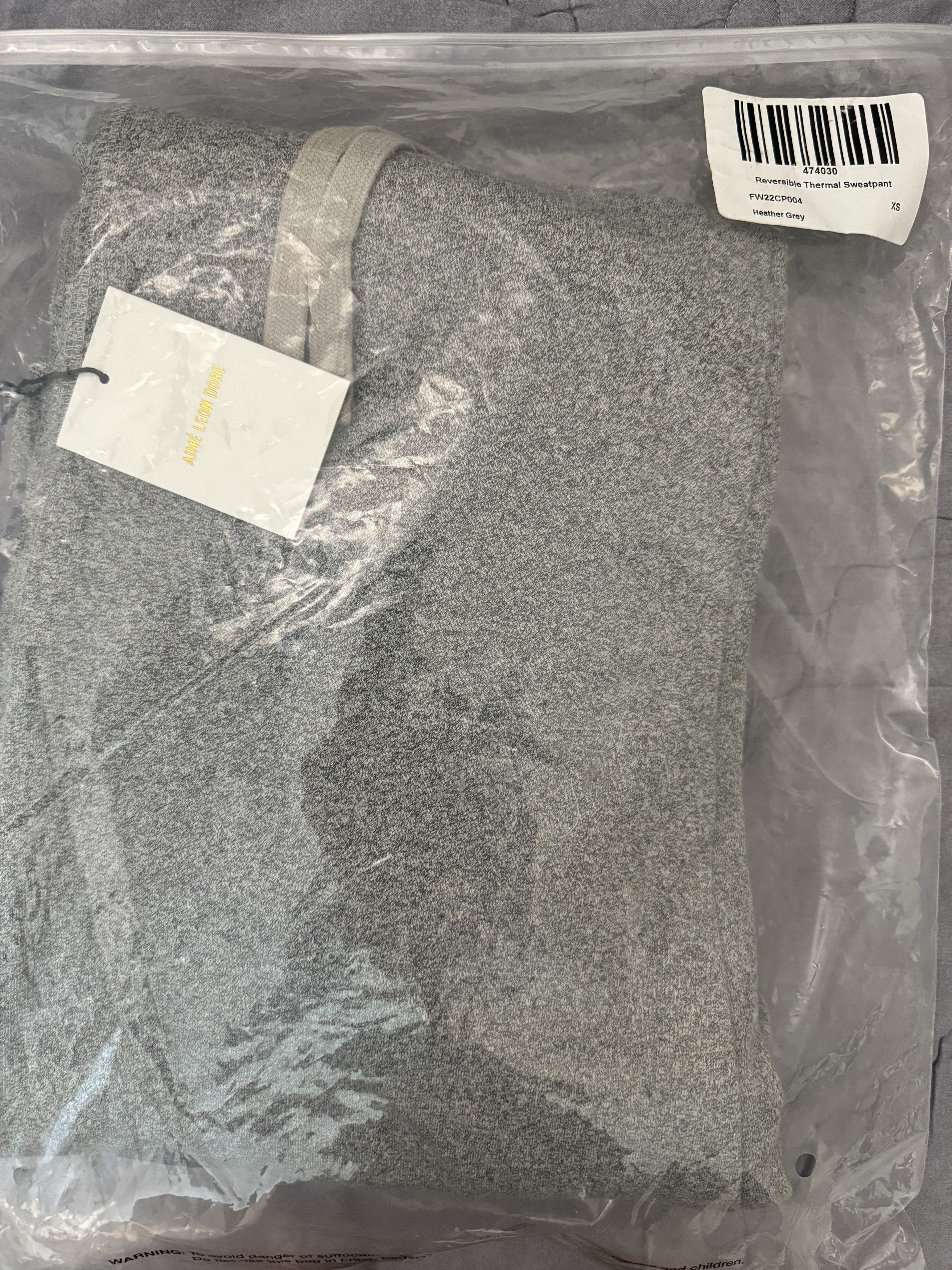 Aime Leon Dore Reversible Thermal Sweatpant Size US 28 / EU 44 - 5 Thumbnail