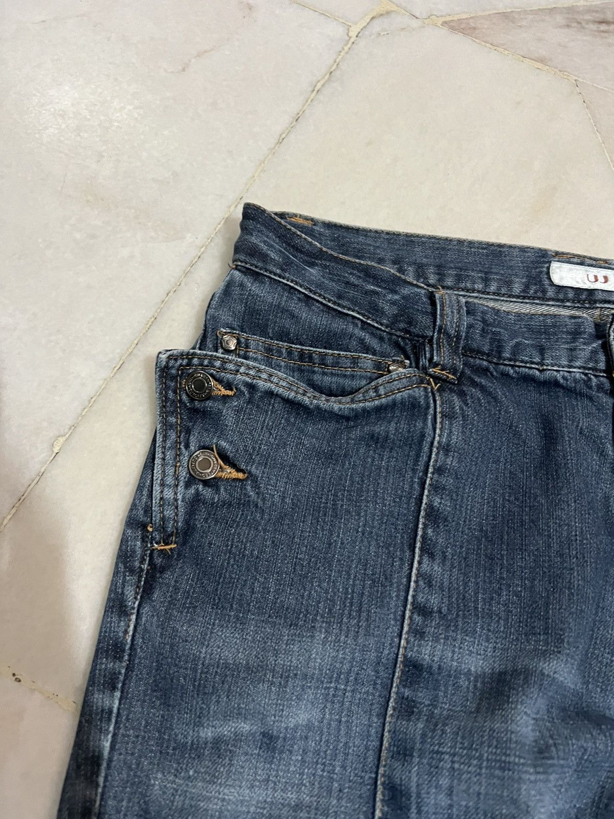 If Six Was Nine × Japanese Brand 🌈Vintage Japanese Brand UJ Flare Jean Size US 30 / EU 46 - 7 Thumbnail