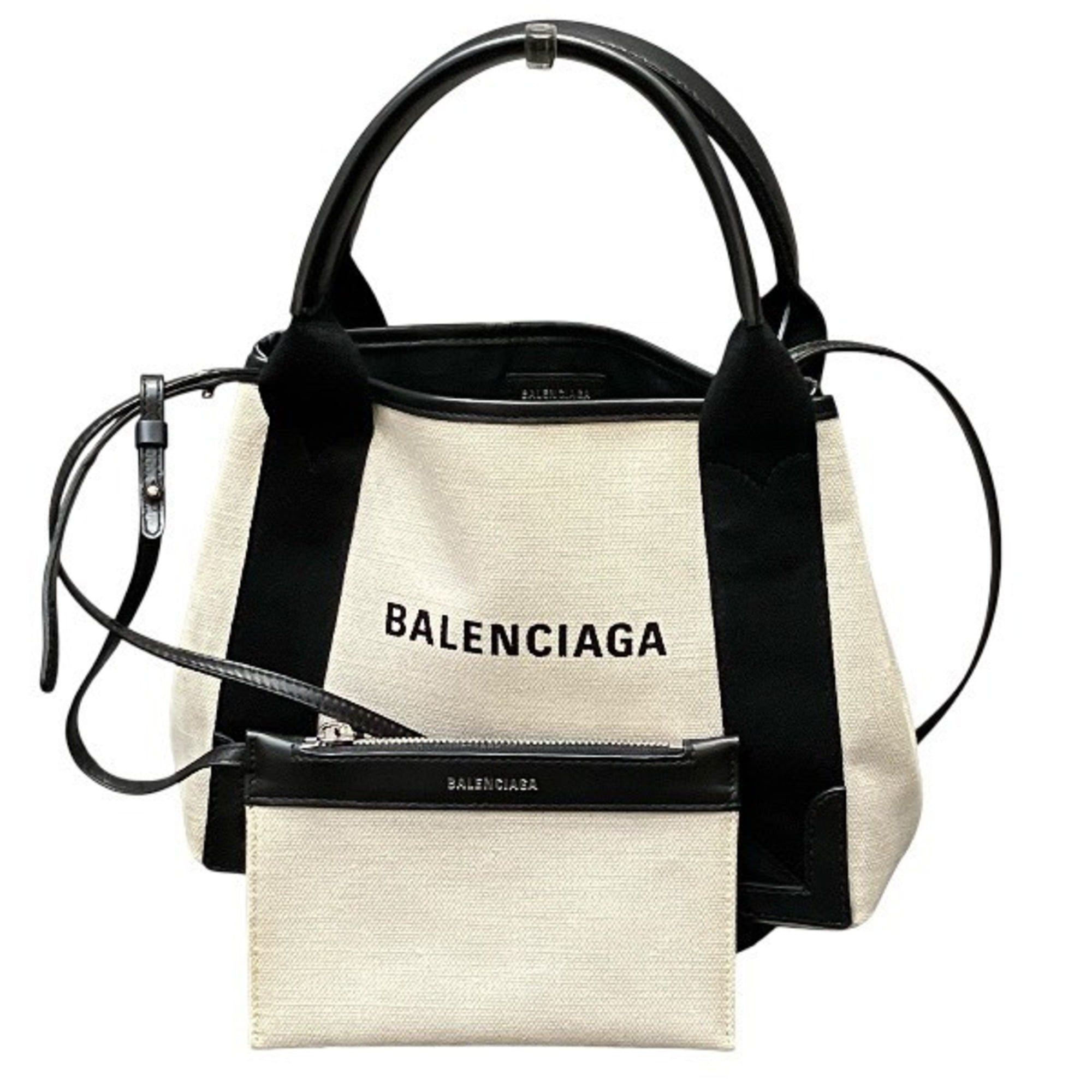 Balenciaga Balenciaga Navy Cabas XS 390346 Handbag Shoulder Bag for Women Size ONE SIZE - 1 Thumbnail