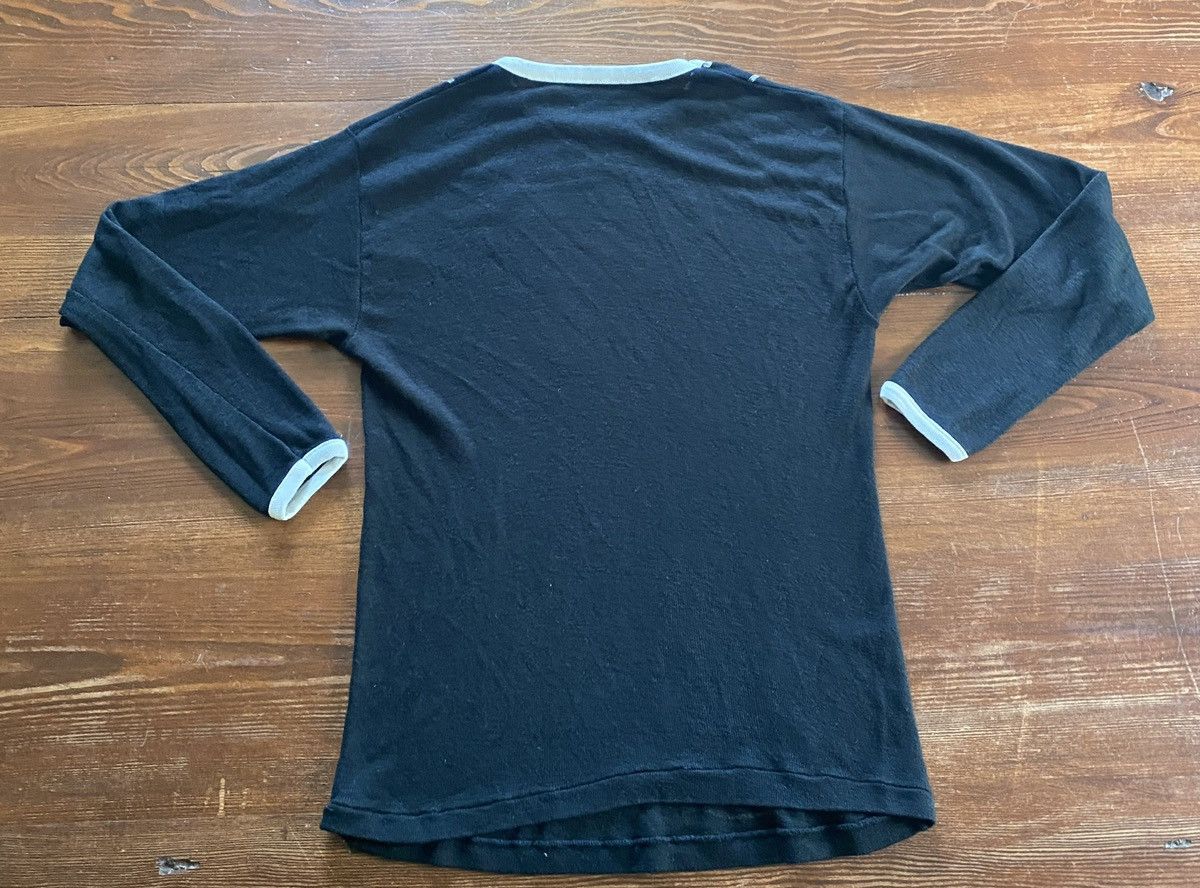 Vintage Vintage 80’s Tuxedo Shirt Long Sleeve Single Stitch Tee Size US XXS / EU 40 - 13 Thumbnail