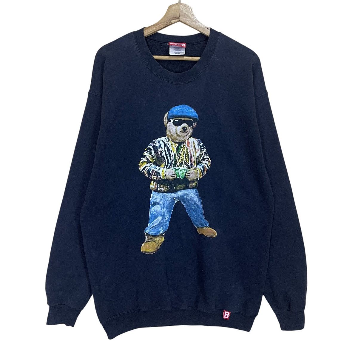 Japanese Brand × Vintage Bear Inspired Polo Bear Ralph Lauren Crewneck Sweatshirt Size US L / EU 52-54 / 3 - 1 Thumbnail